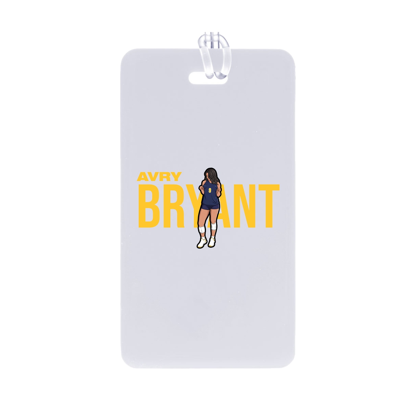 Bag Tag — Player Name in Classic