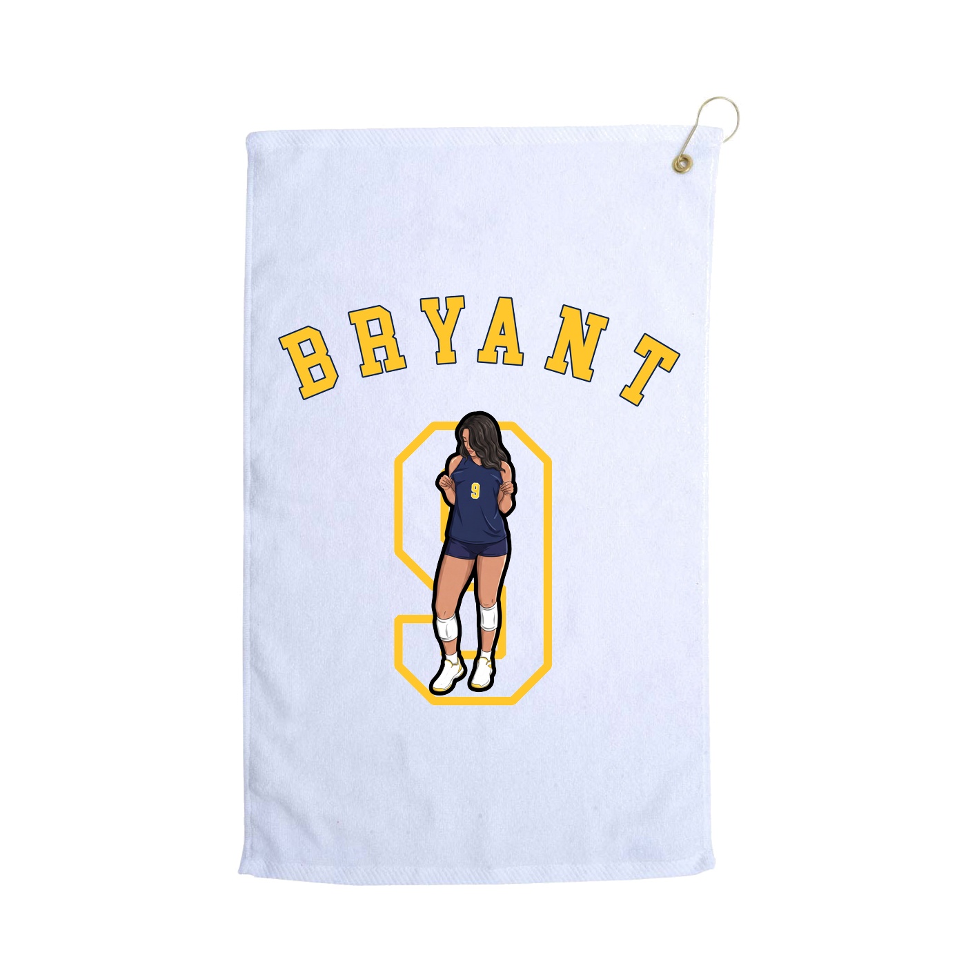 Golf Towel — Shirsey Arch in White