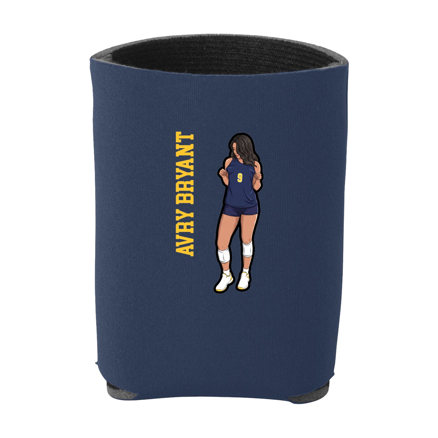 Can Holder — Name Vertical in Navy