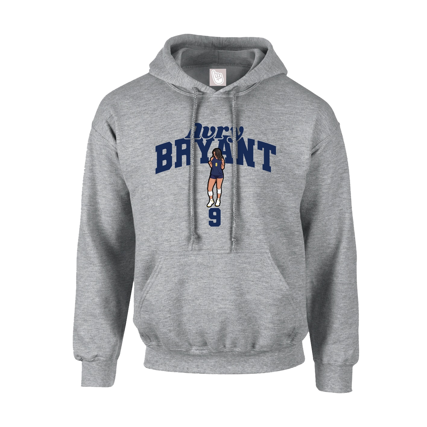 Hoodie — Signature Arch in Grey