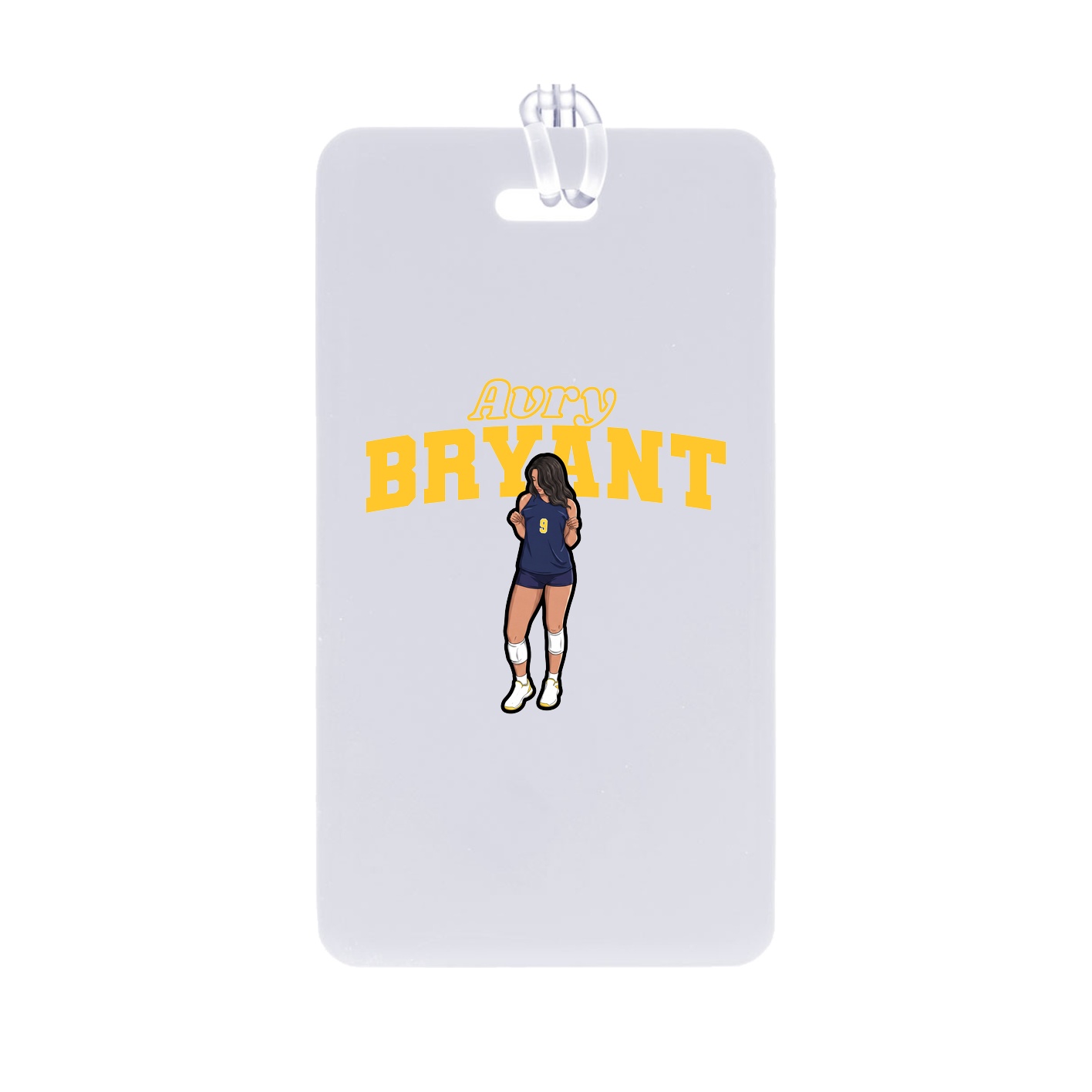 Bag Tag — Name Arch in Classic