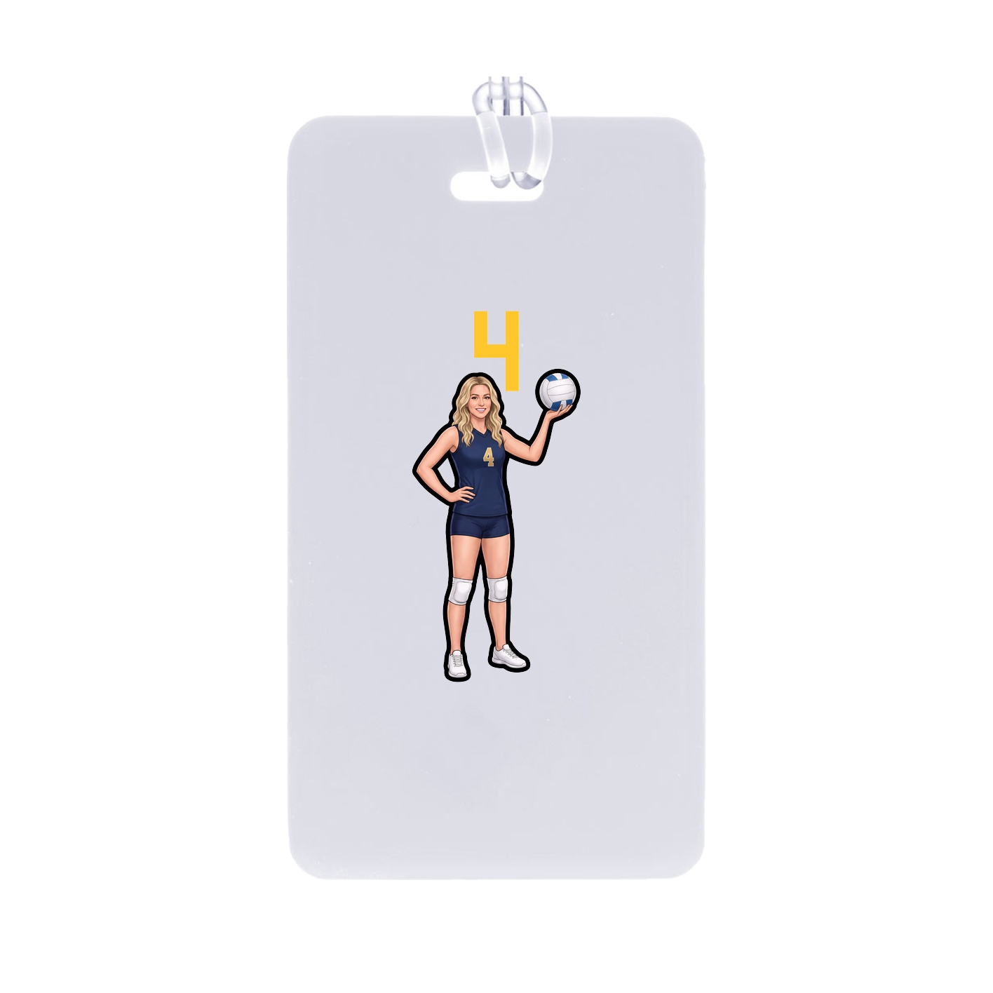Bag Tag — Number Top in Classic