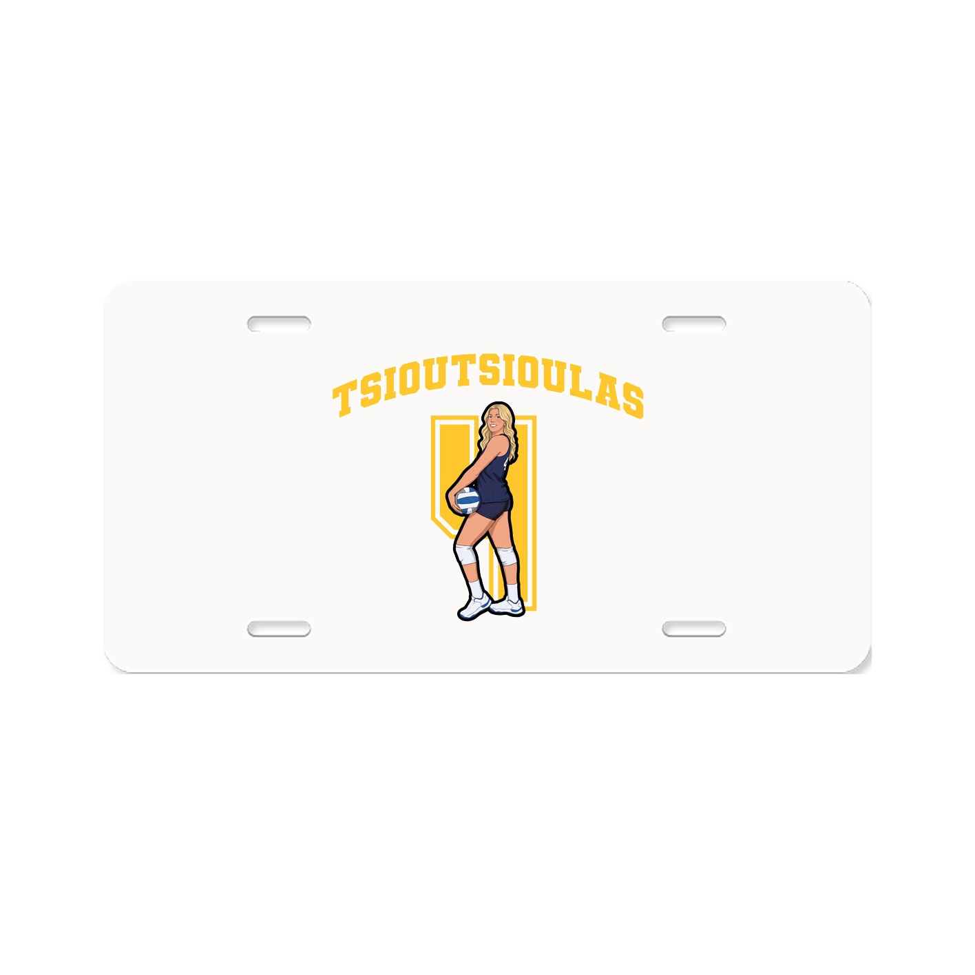 License Plate — Number in Classic