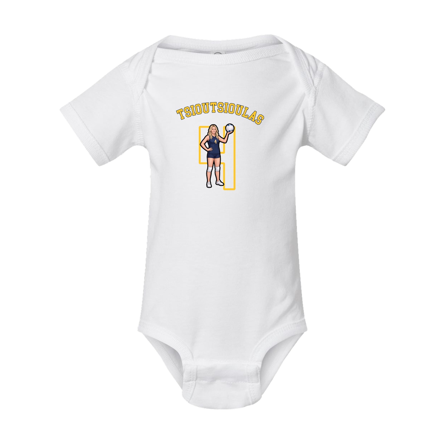 Baby Onesie — Shirsey Arch in White