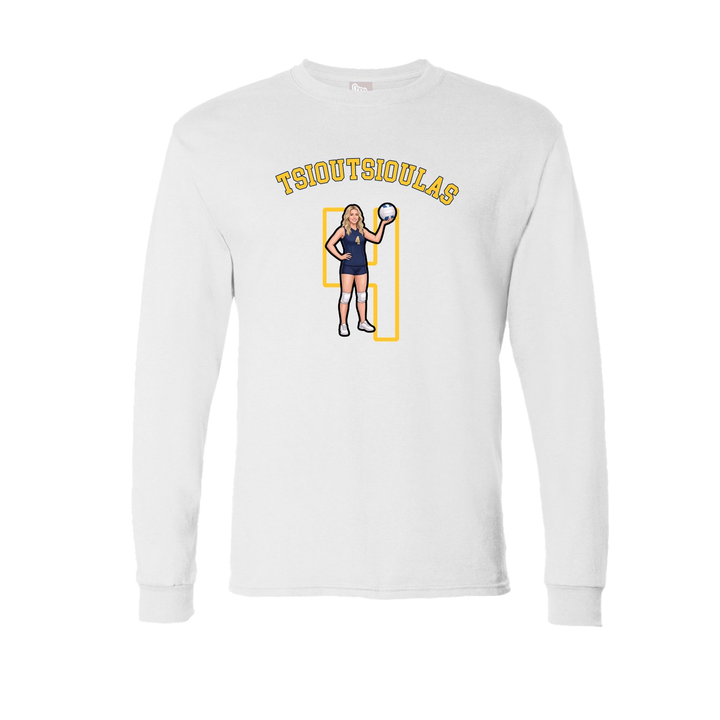 Long Sleeve Tee — Shirsey Arch in White