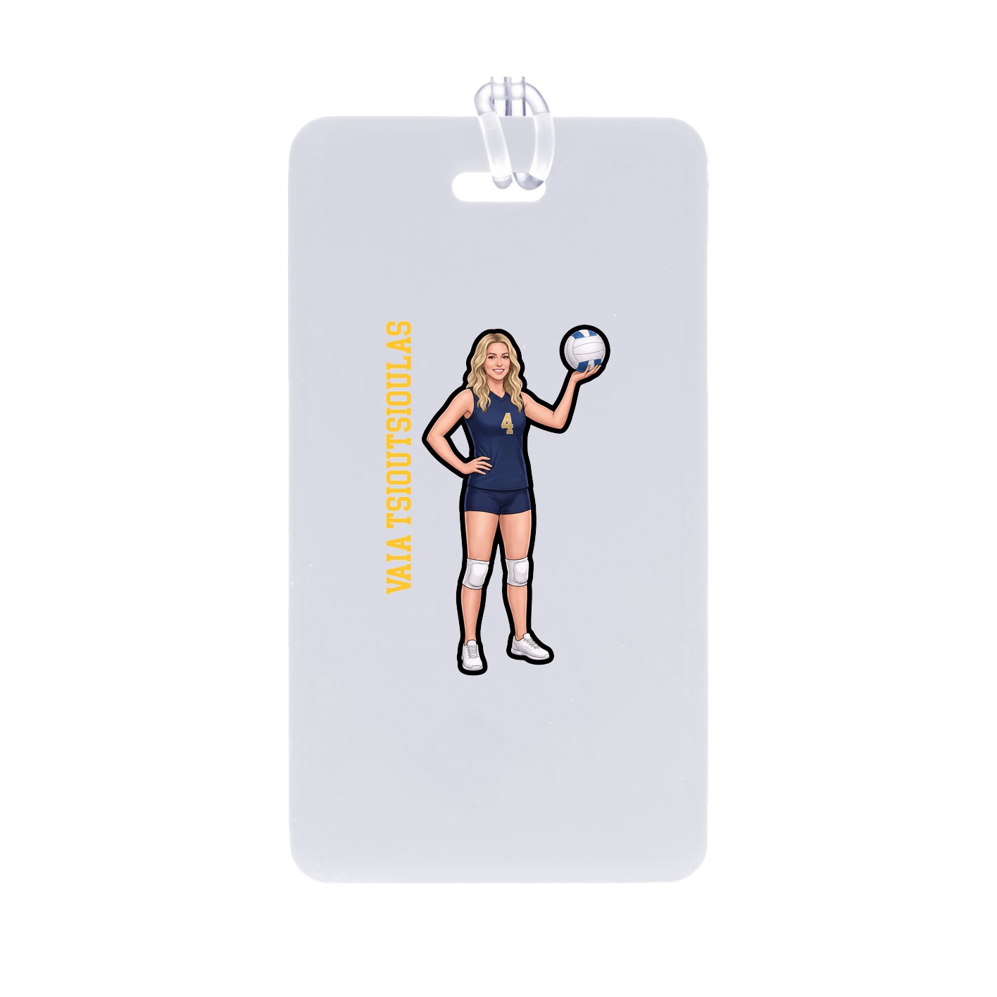 Bag Tag — Name Vertical in Classic