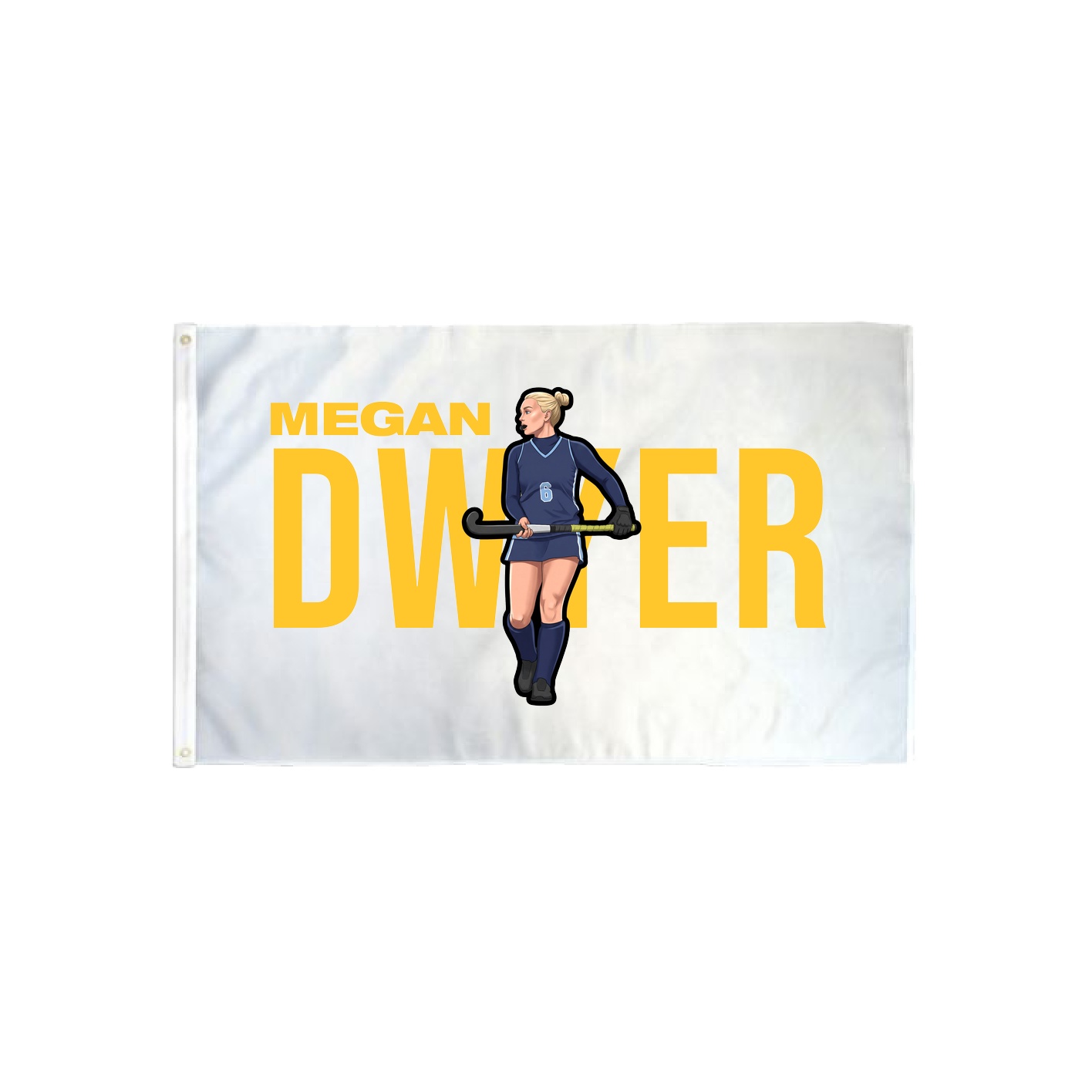 3x5 Flag — Player Name in Classic