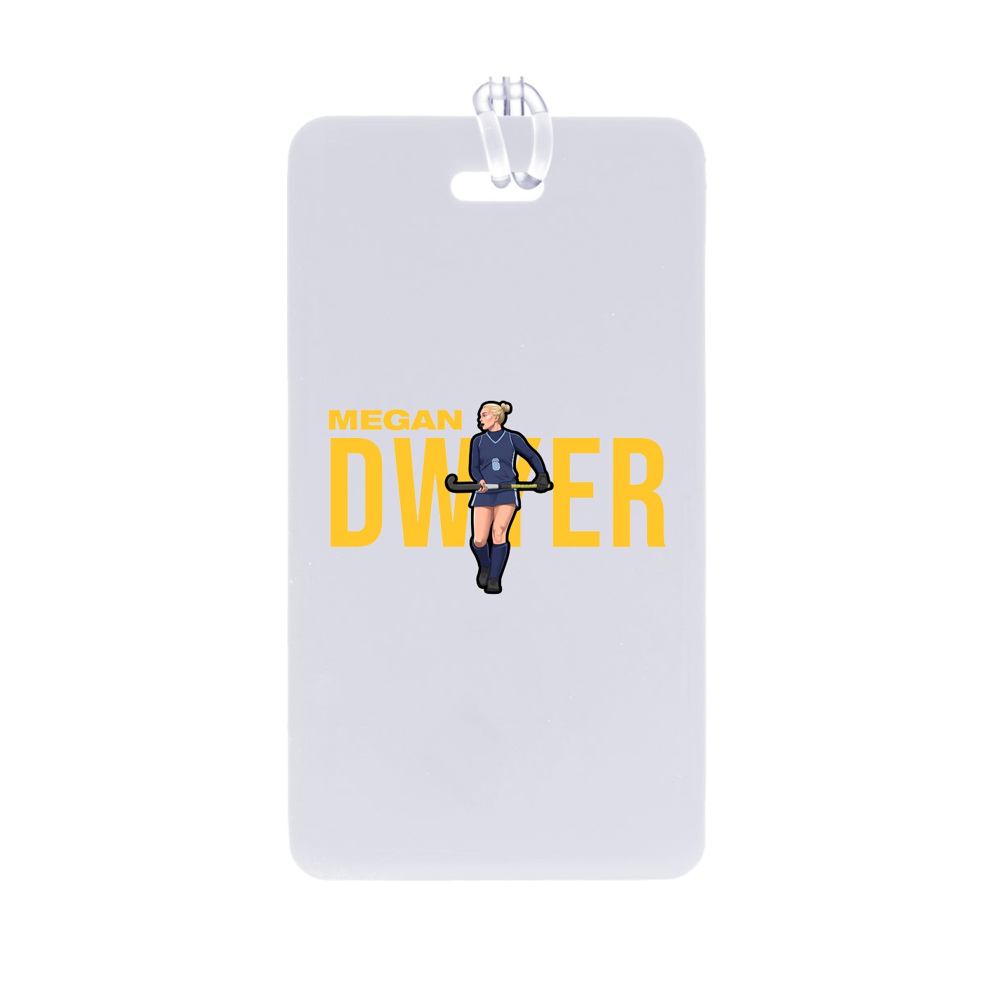 Bag Tag — Player Name in Classic