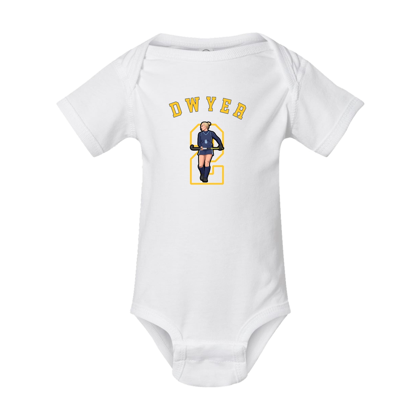 Baby Onesie — Shirsey Arch in White