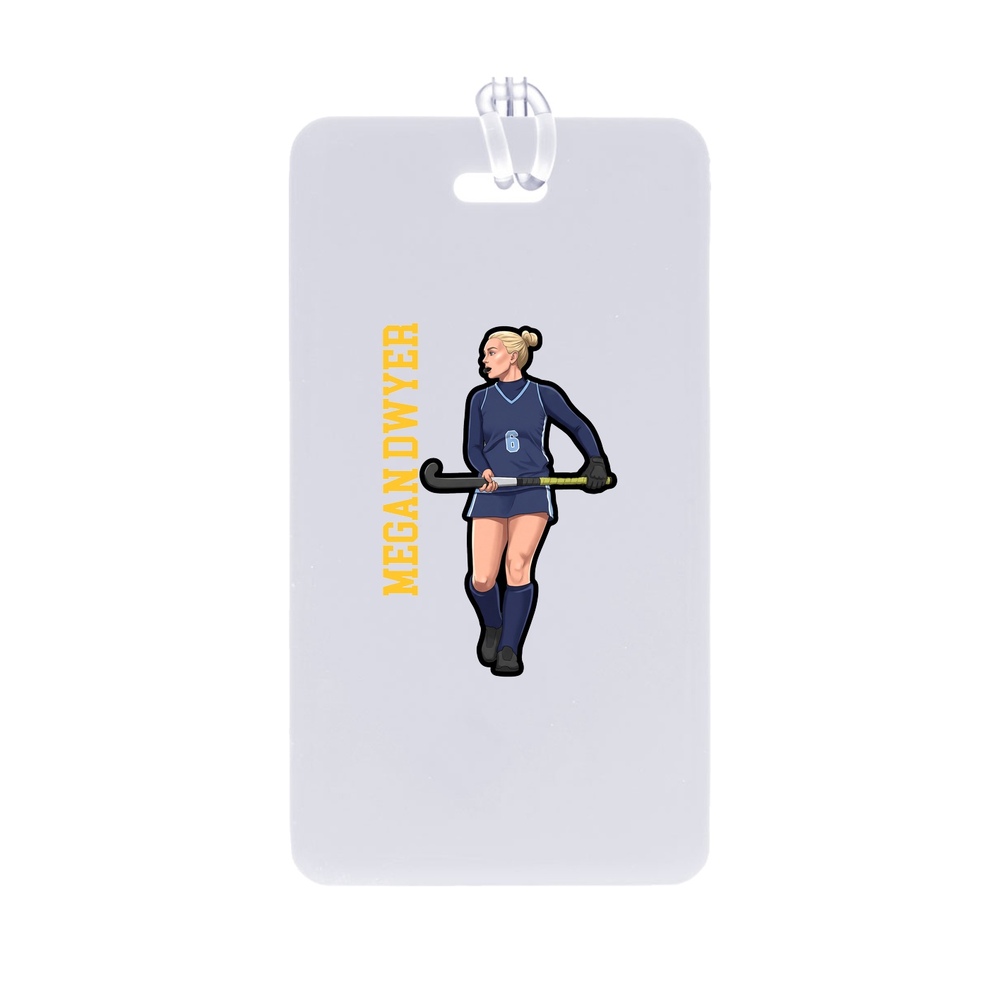 Bag Tag — Name Vertical in Classic