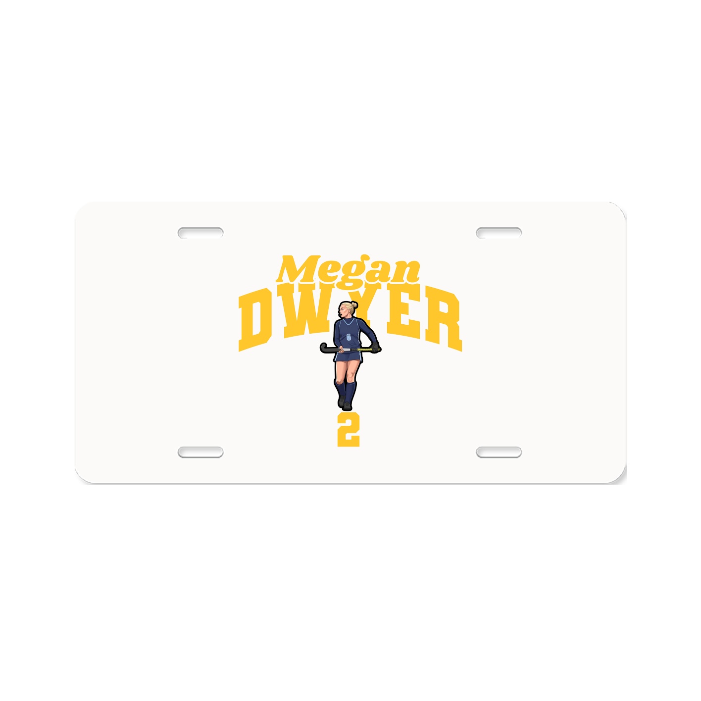 License Plate — Signature Arch in Classic