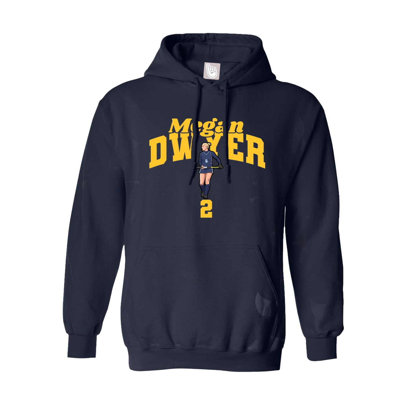 Hoodie — Signature Arch in Navy