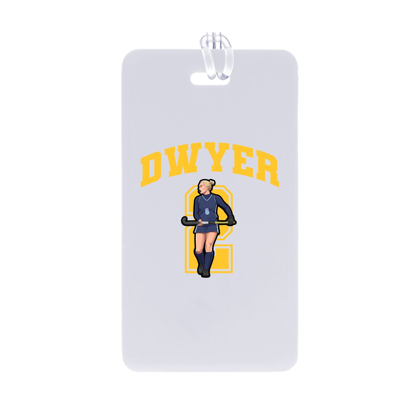 Bag Tag — Number in Classic