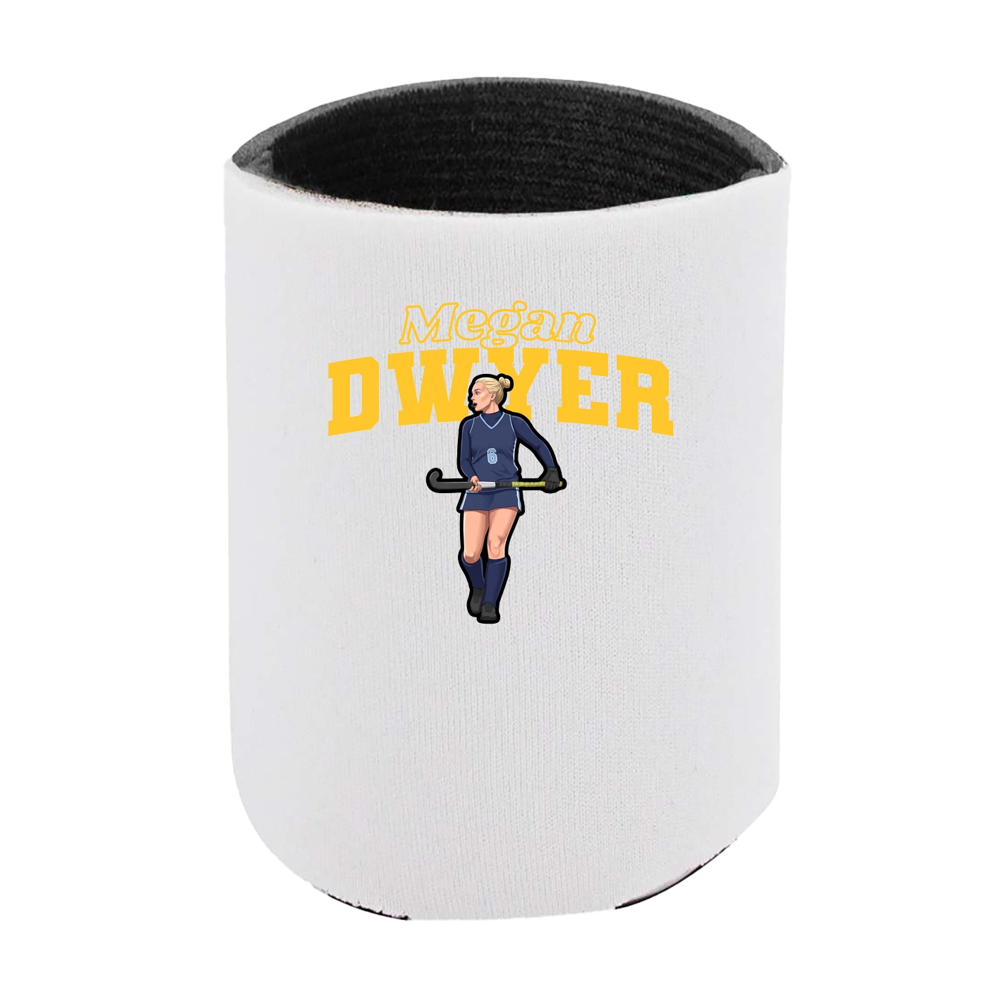 Can Holder — Name Arch in White