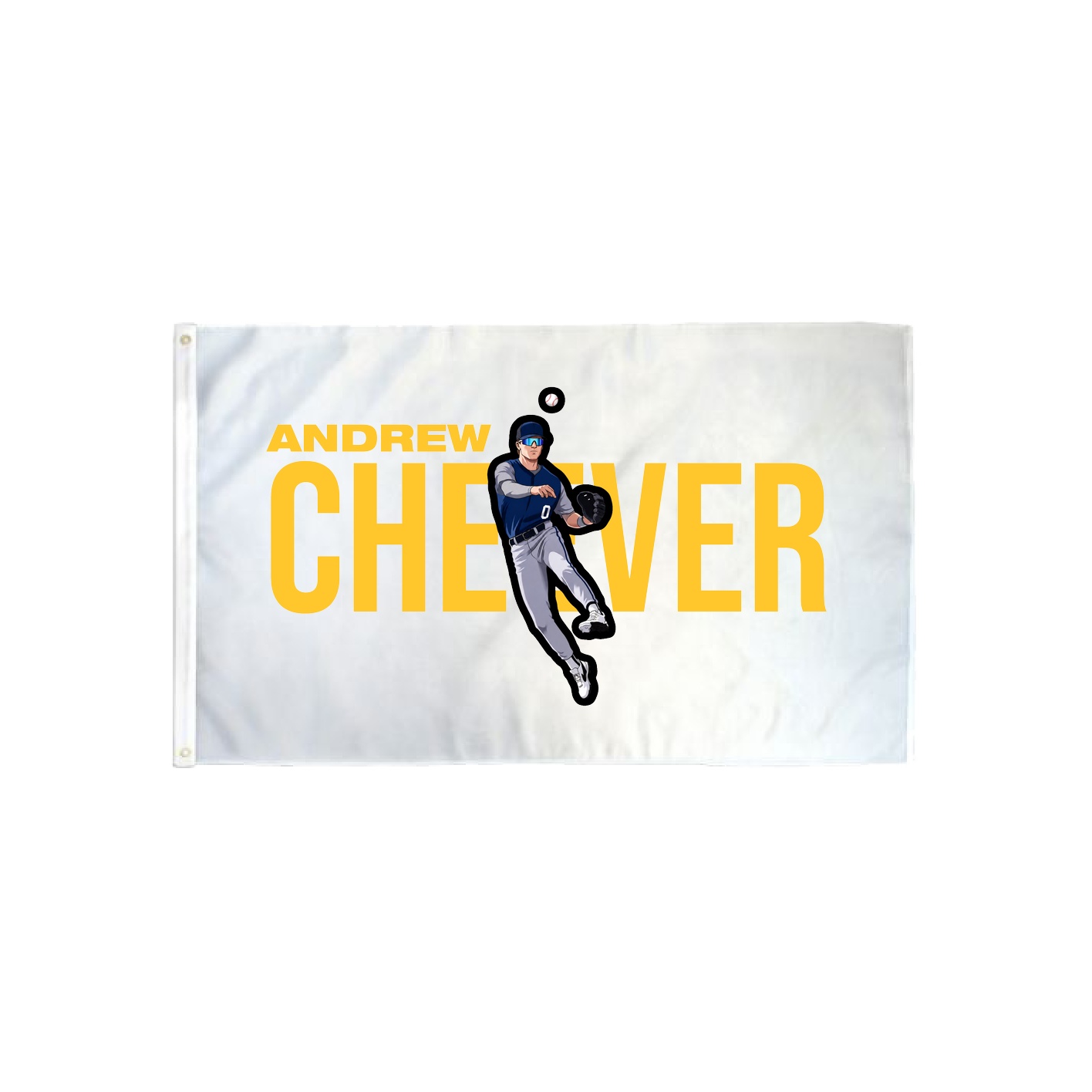 3x5 Flag — Player Name in Classic