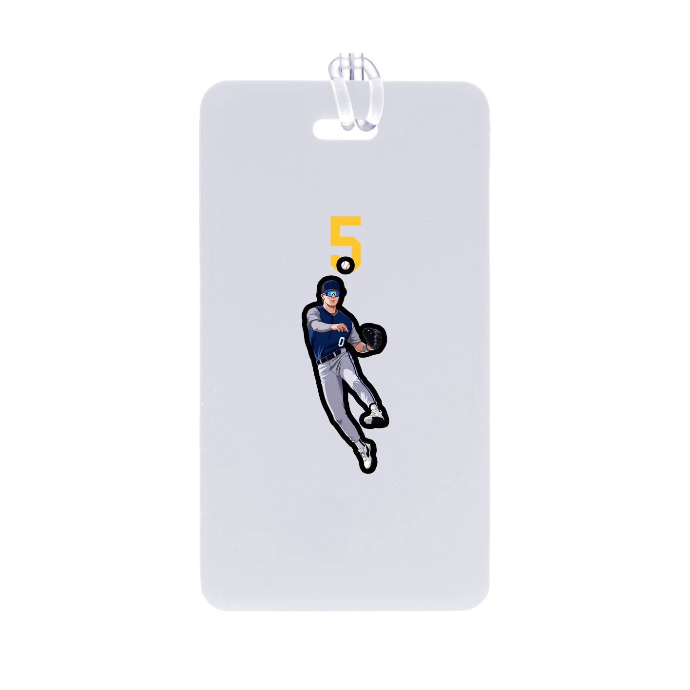 Bag Tag — Number Top in Classic