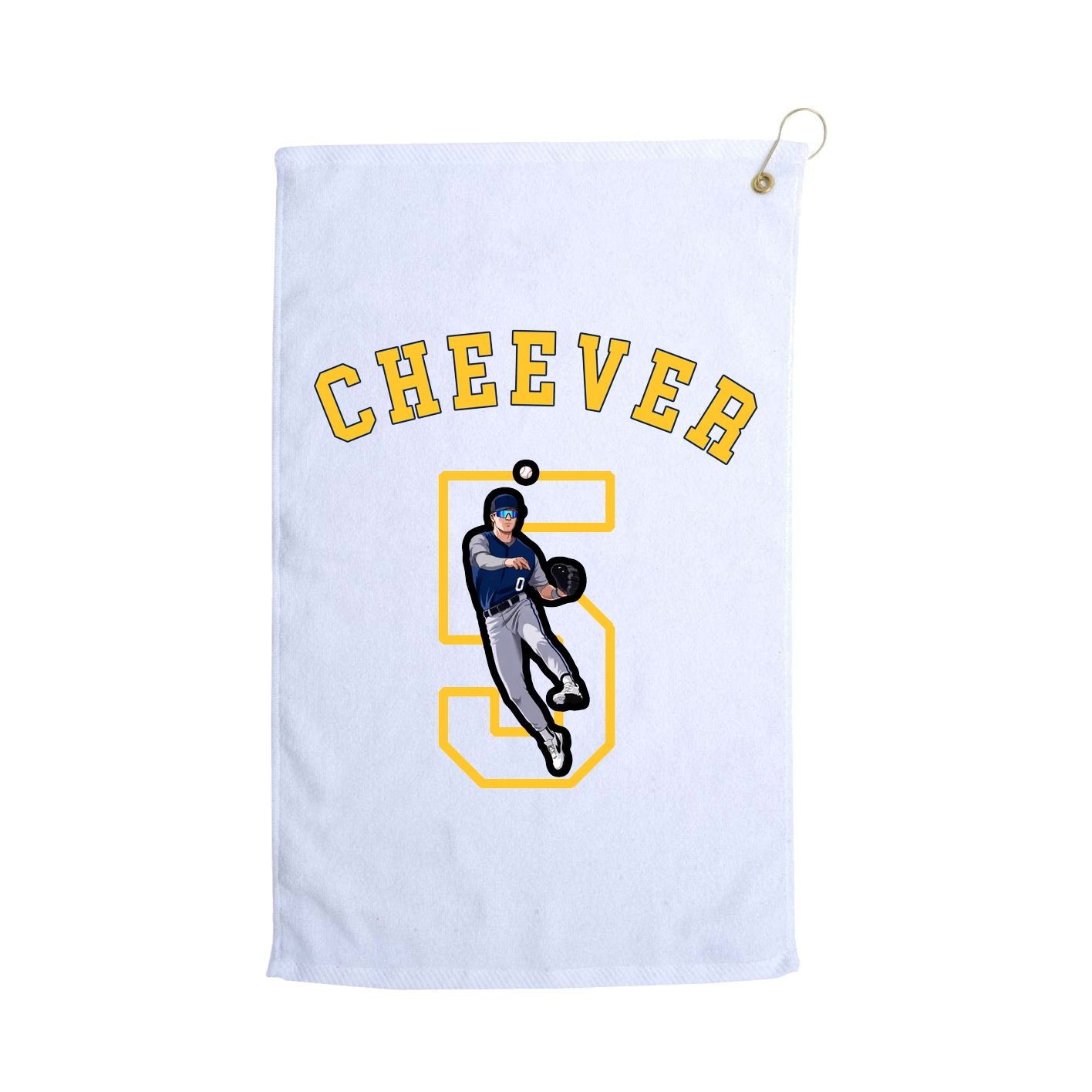 Golf Towel — Shirsey Arch in White