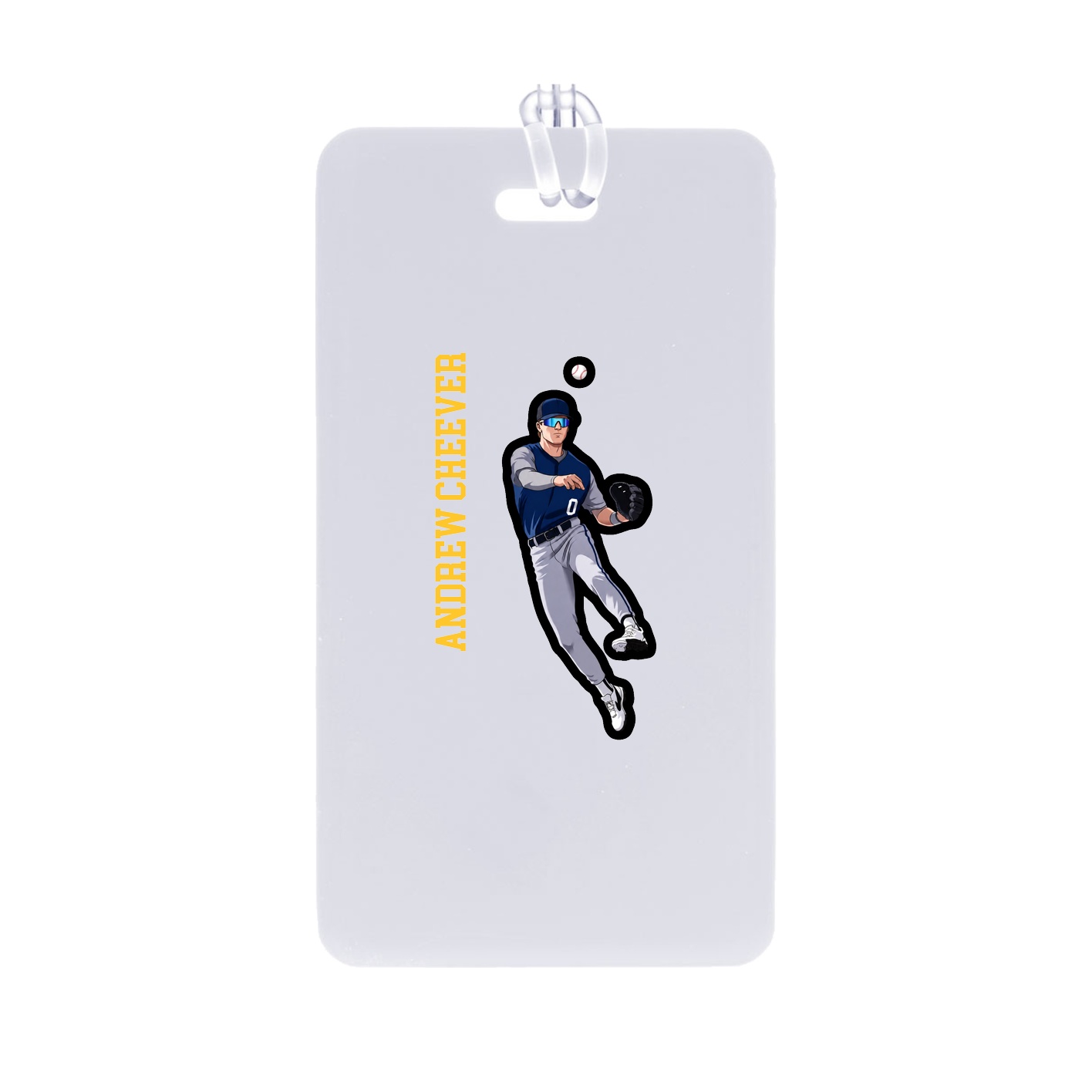 Bag Tag — Name Vertical in Classic