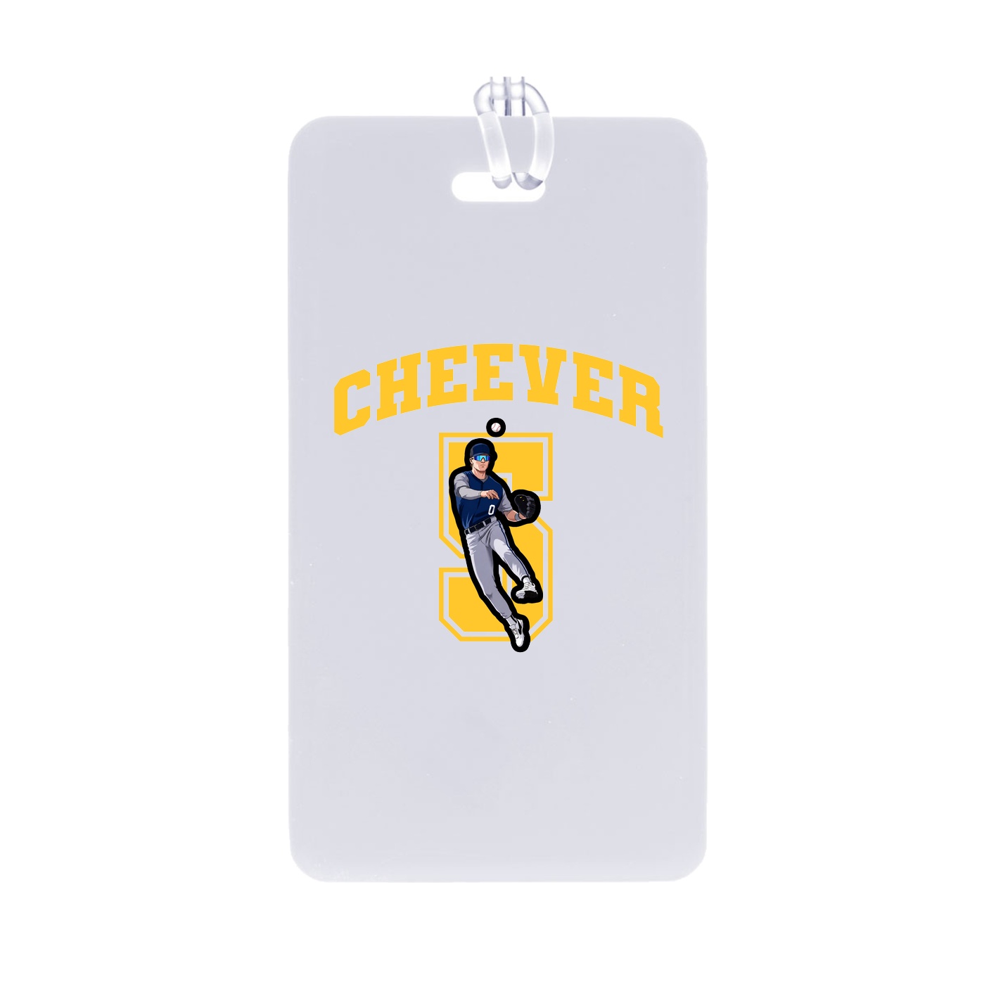 Bag Tag — Number in Classic