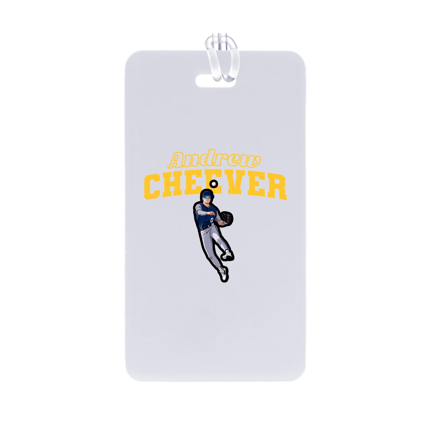 Bag Tag — Name Arch in Classic