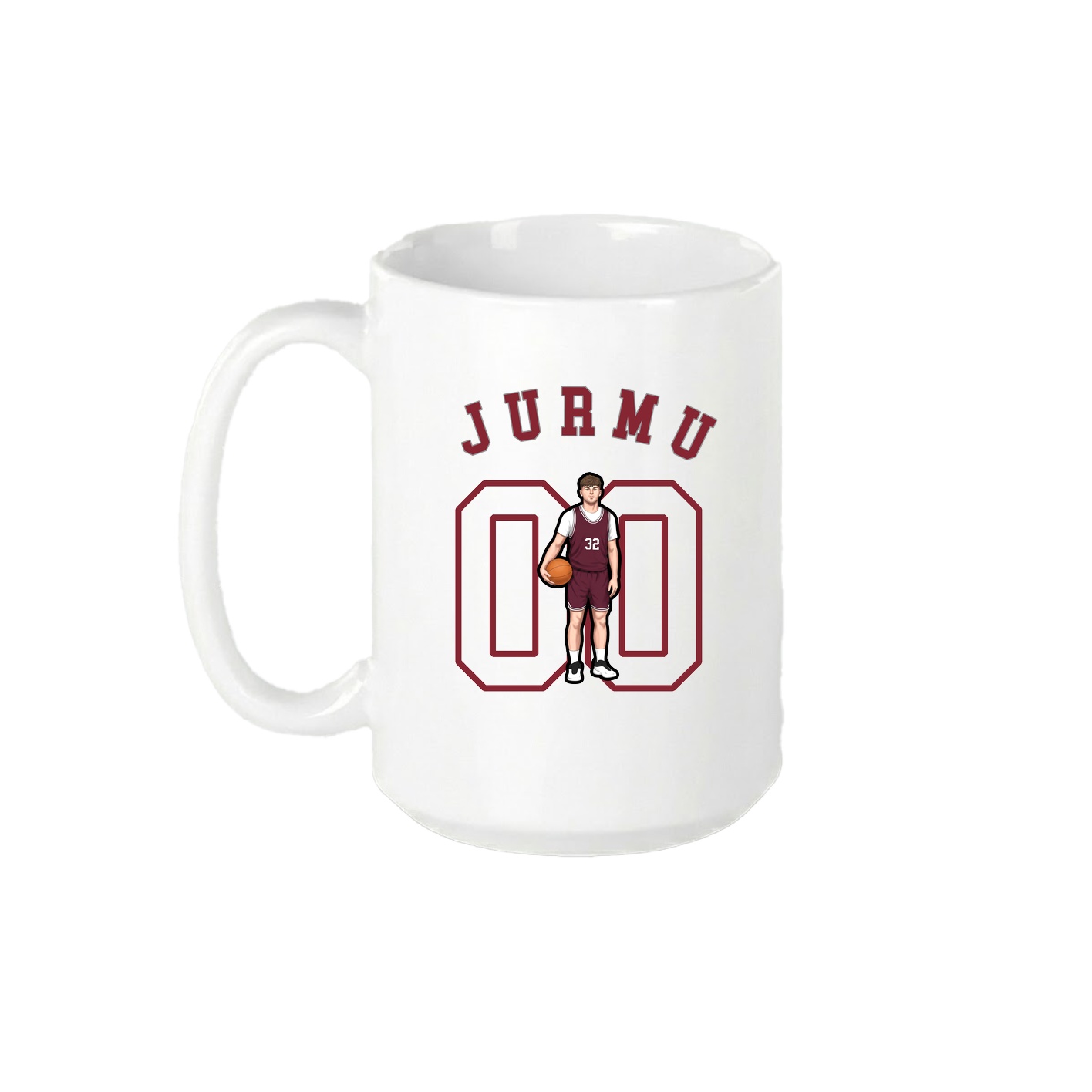 15oz Coffee Mug — Shirsey Arch in White