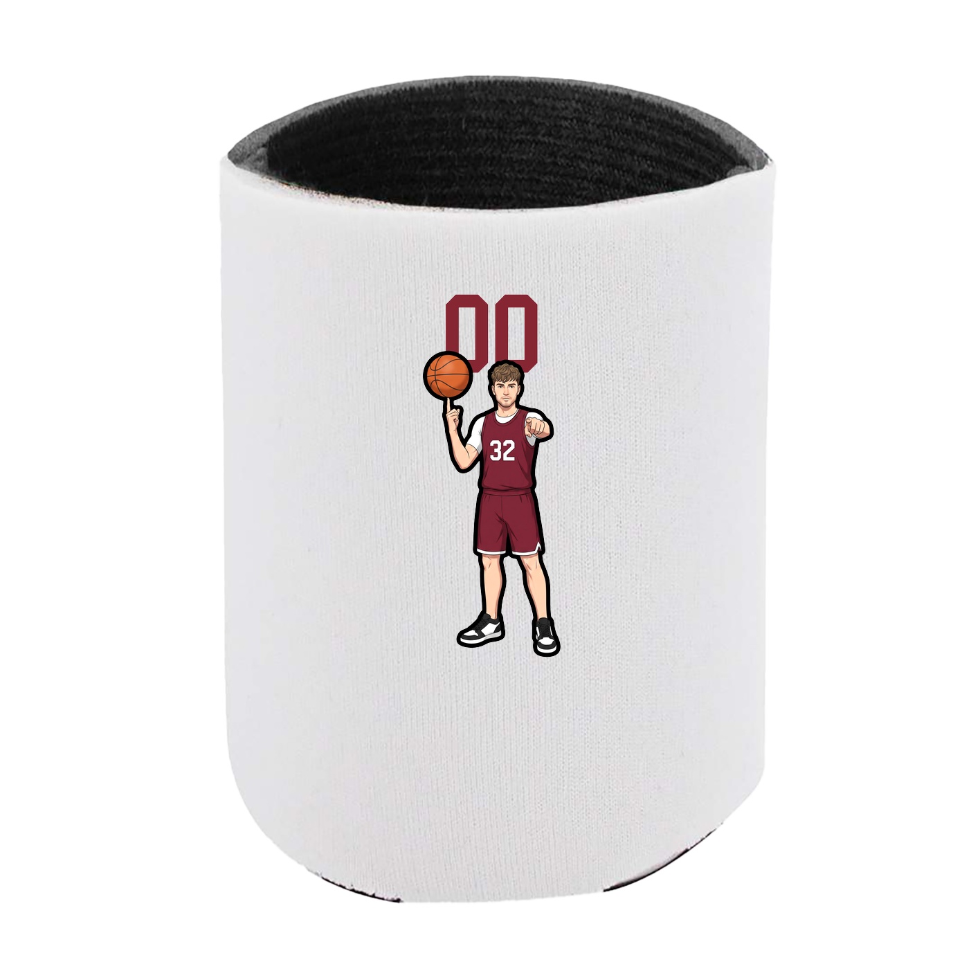 Can Holder — Number Top in White