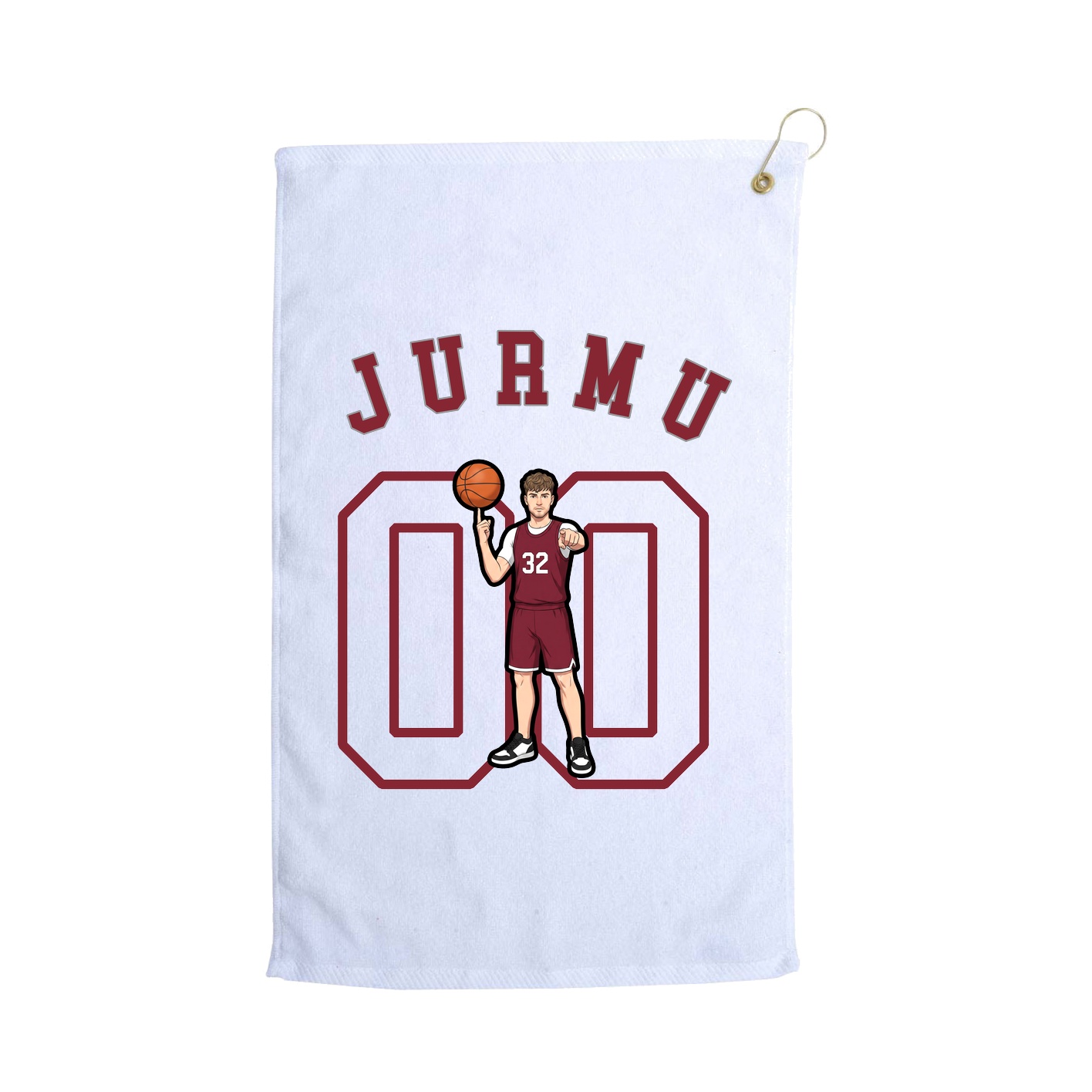 Golf Towel — Shirsey Arch in White