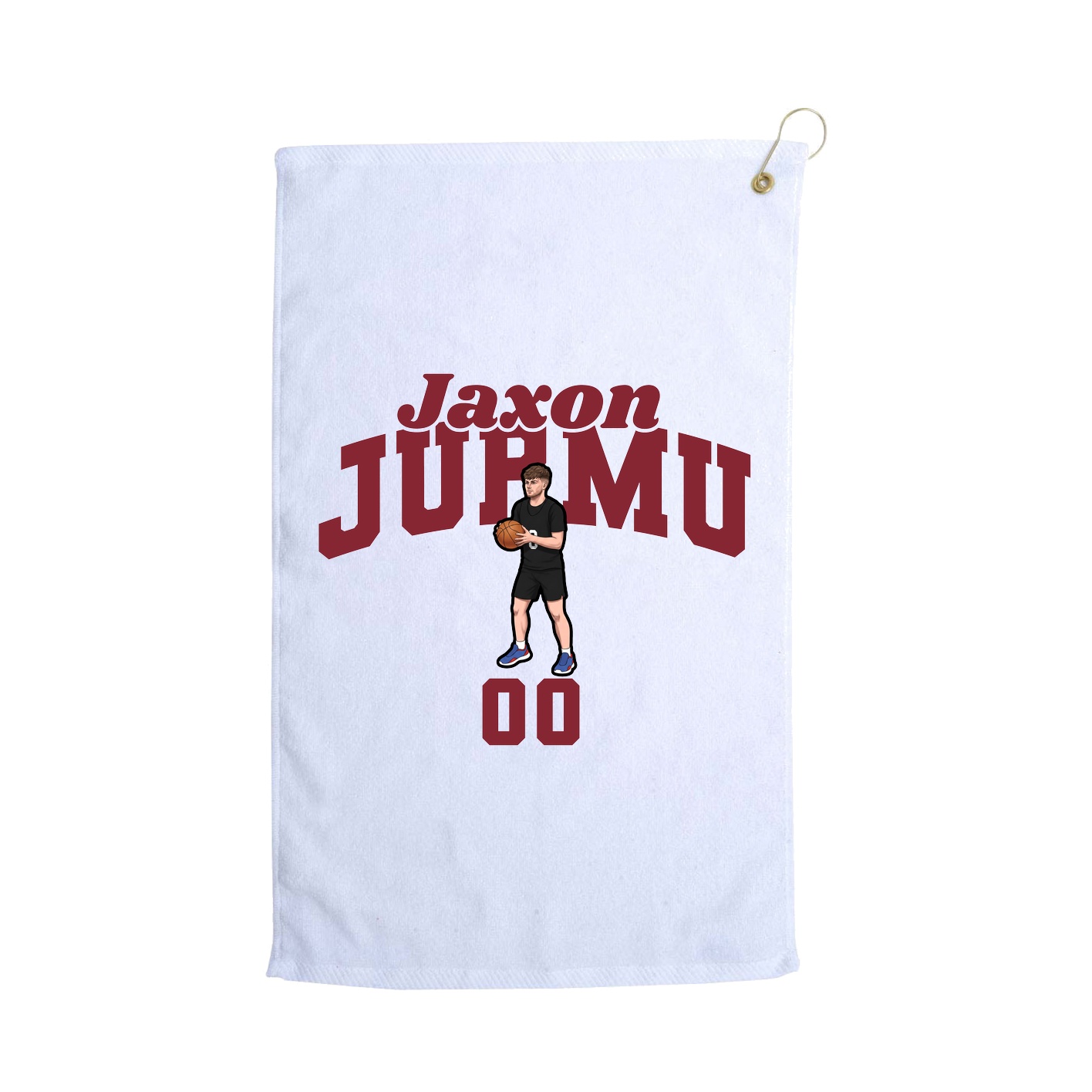 Golf Towel — Signature Arch in White