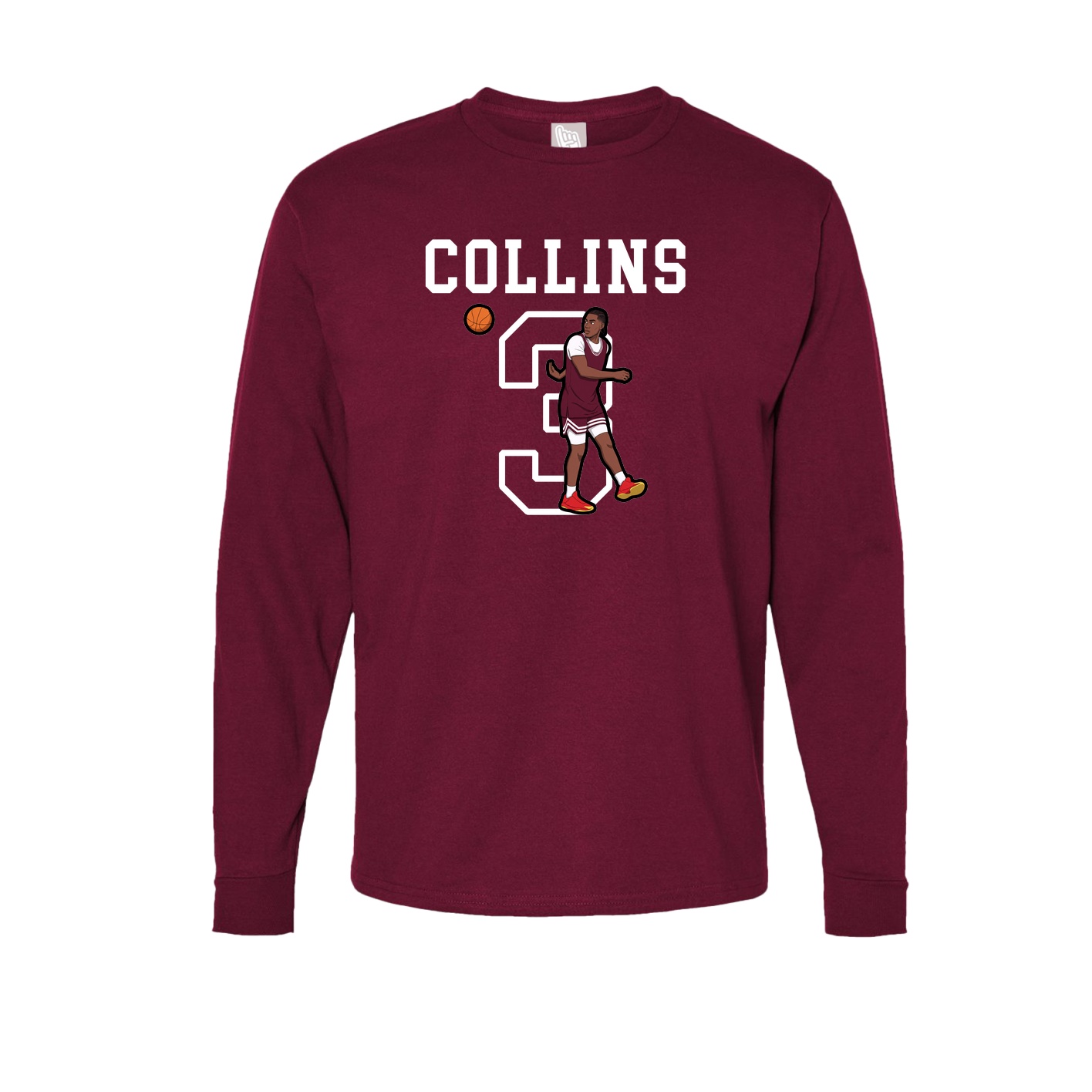 Long Sleeve Tee — Shirsey in Cardinal