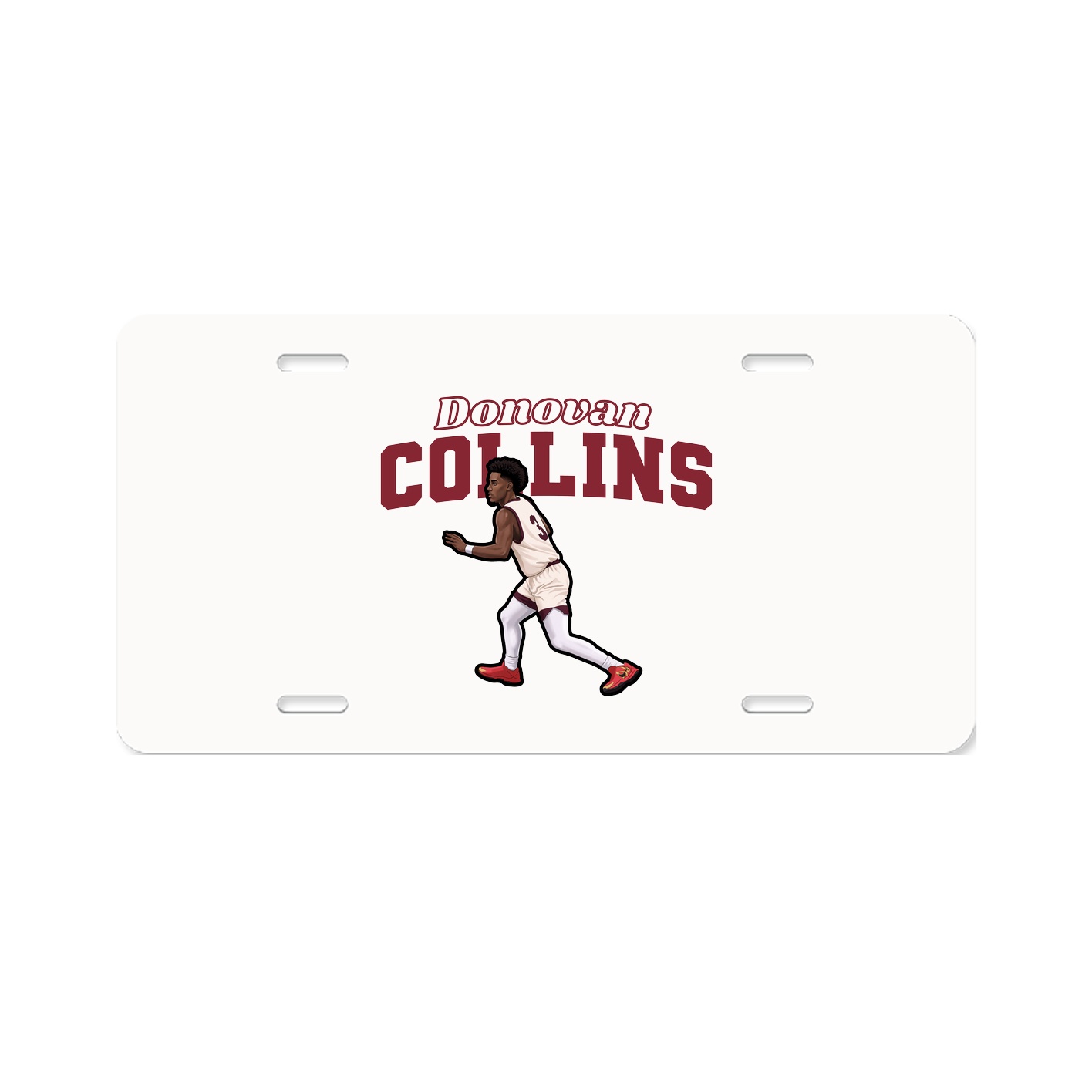 License Plate — Name Arch in Classic