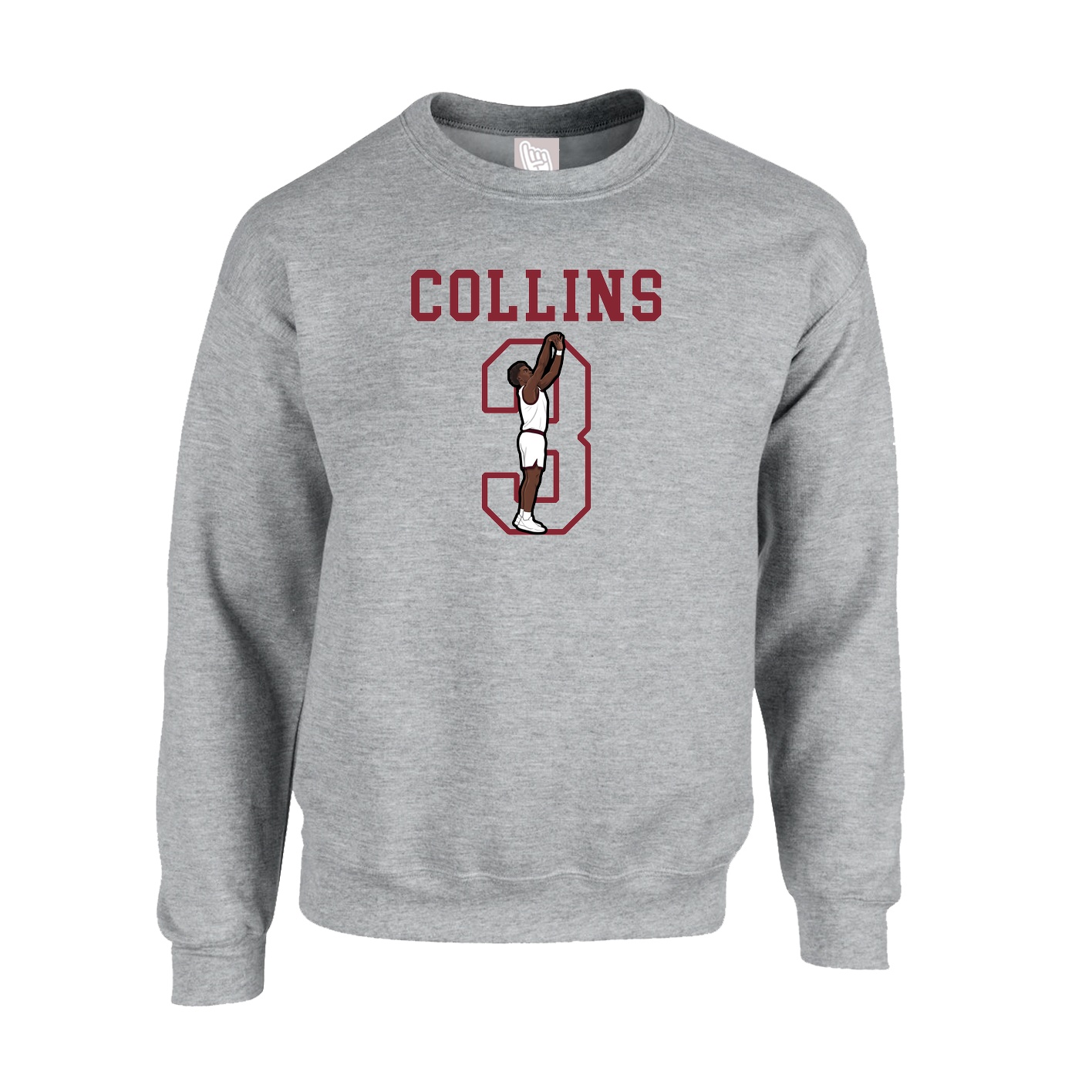 Fleece Crew — Shirsey in Grey