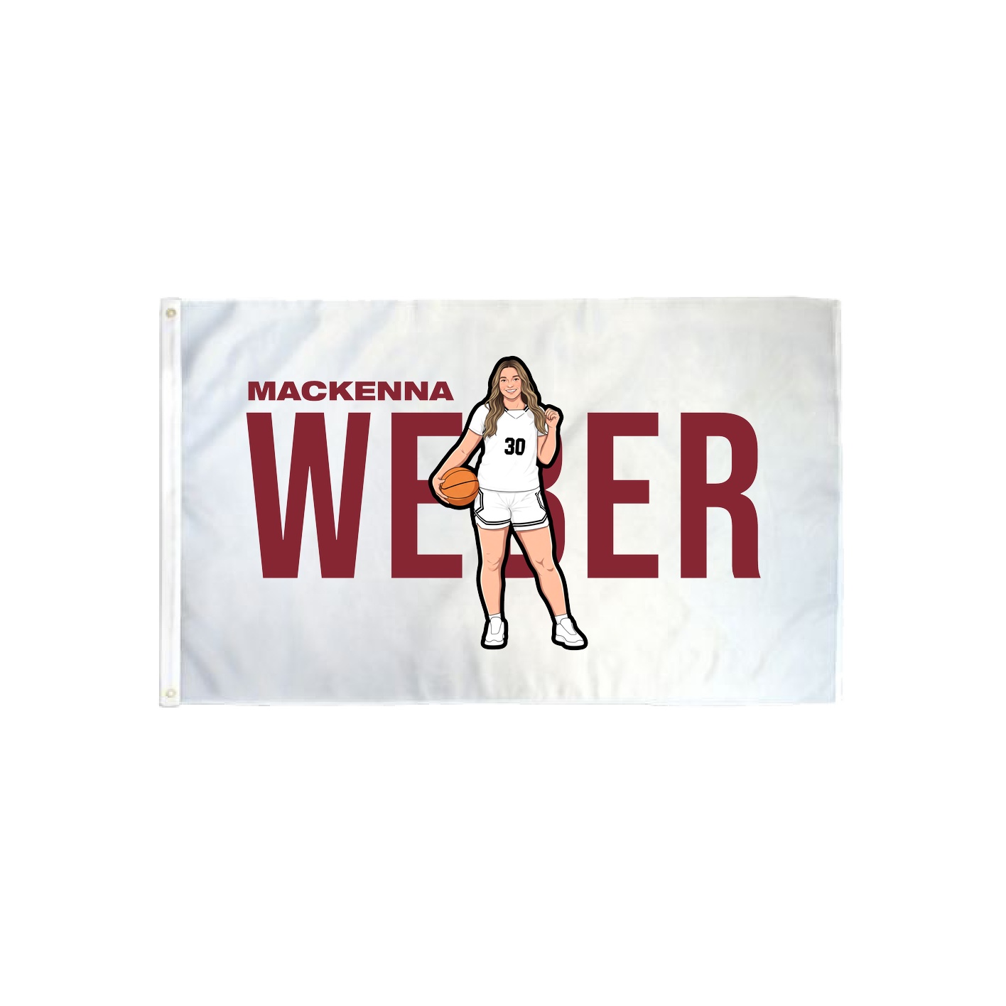 3x5 Flag — Player Name in Classic