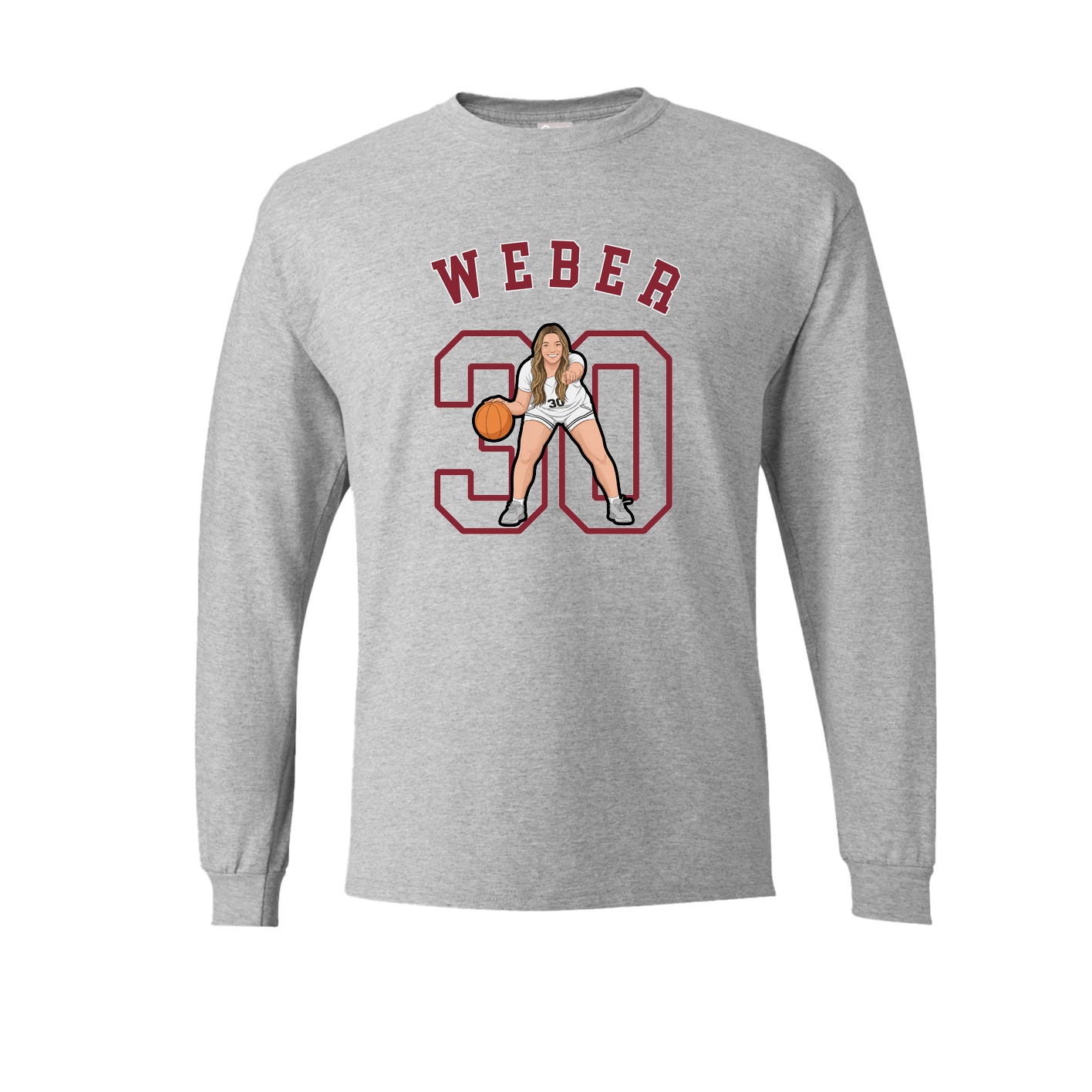 Long Sleeve Tee — Shirsey Arch in Grey