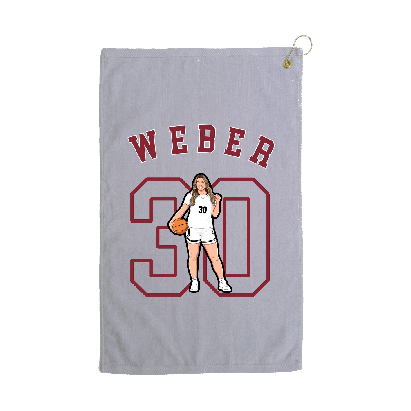 Golf Towel — Shirsey Arch in Grey