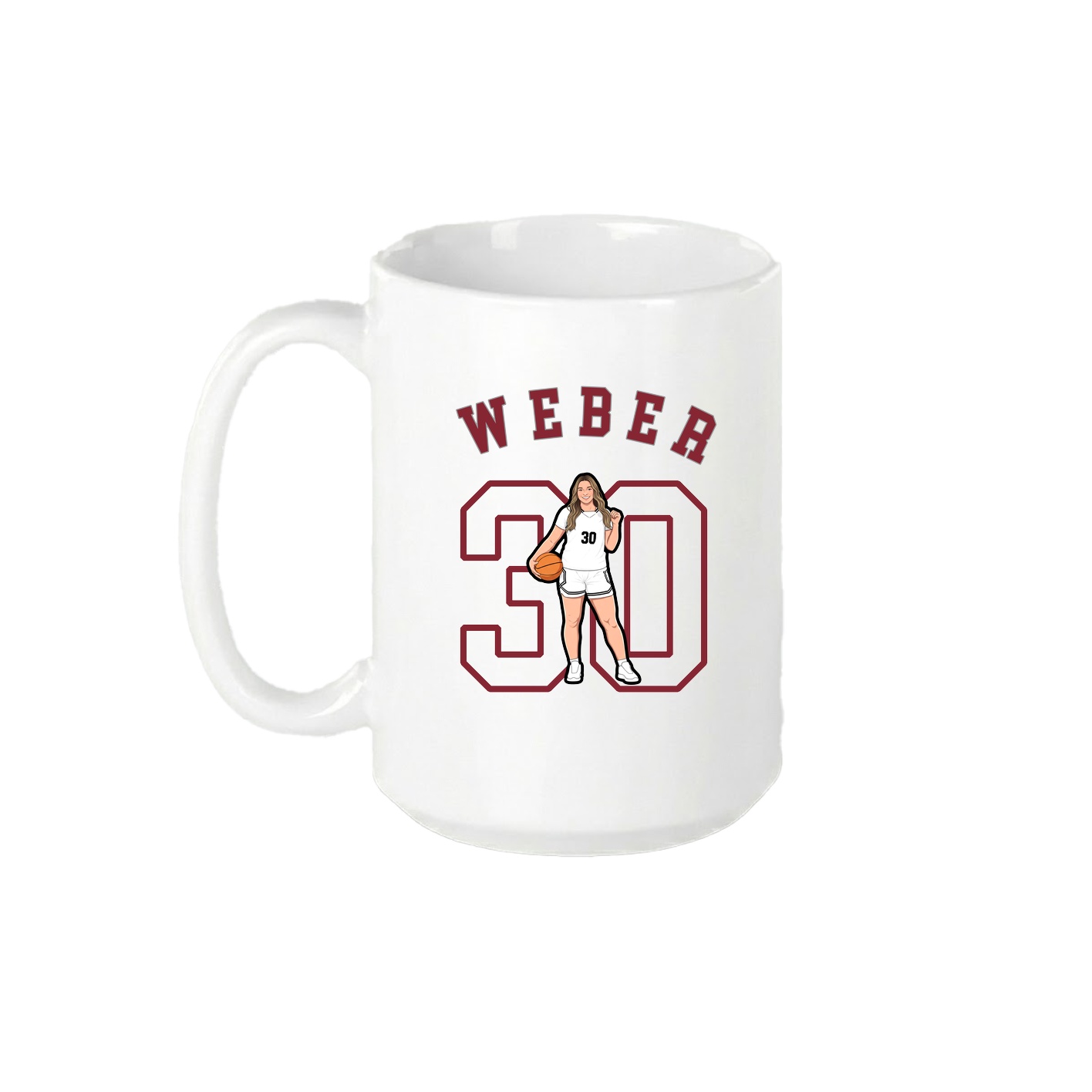 15oz Coffee Mug — Shirsey Arch in White