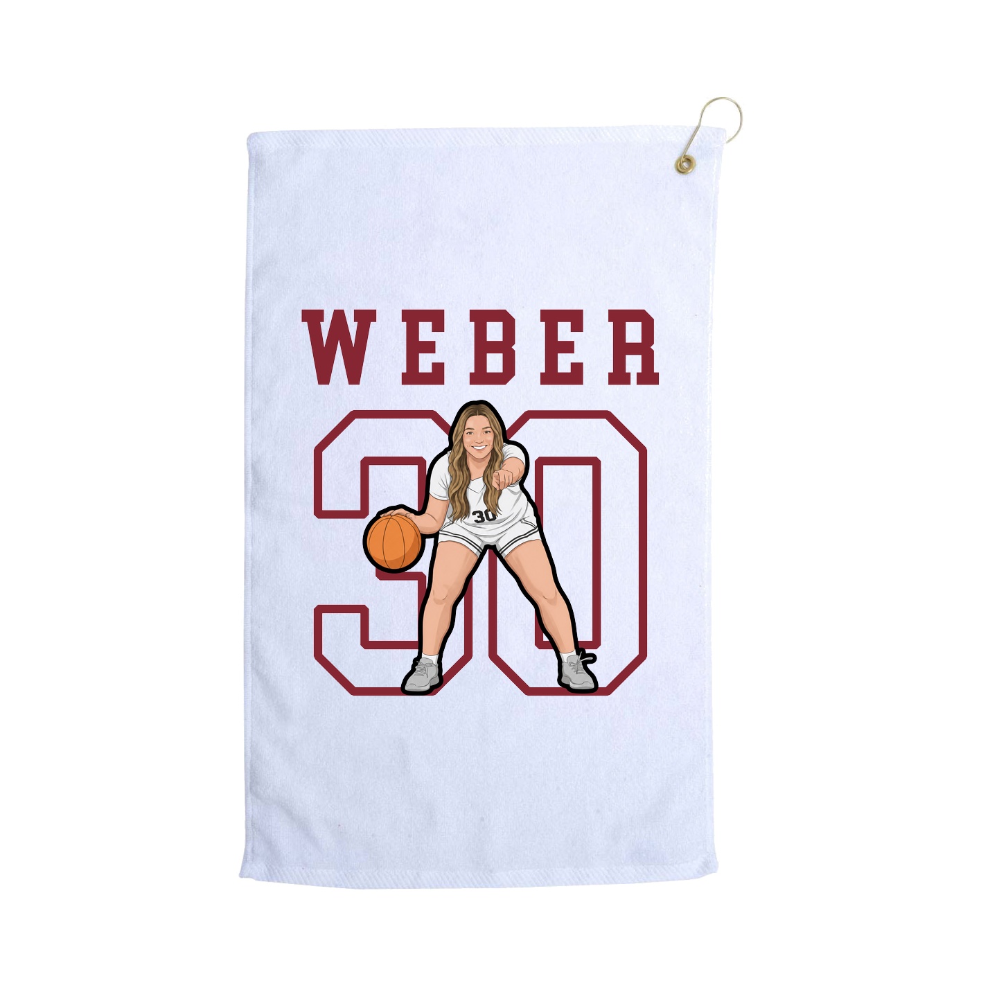 Golf Towel — Shirsey in White