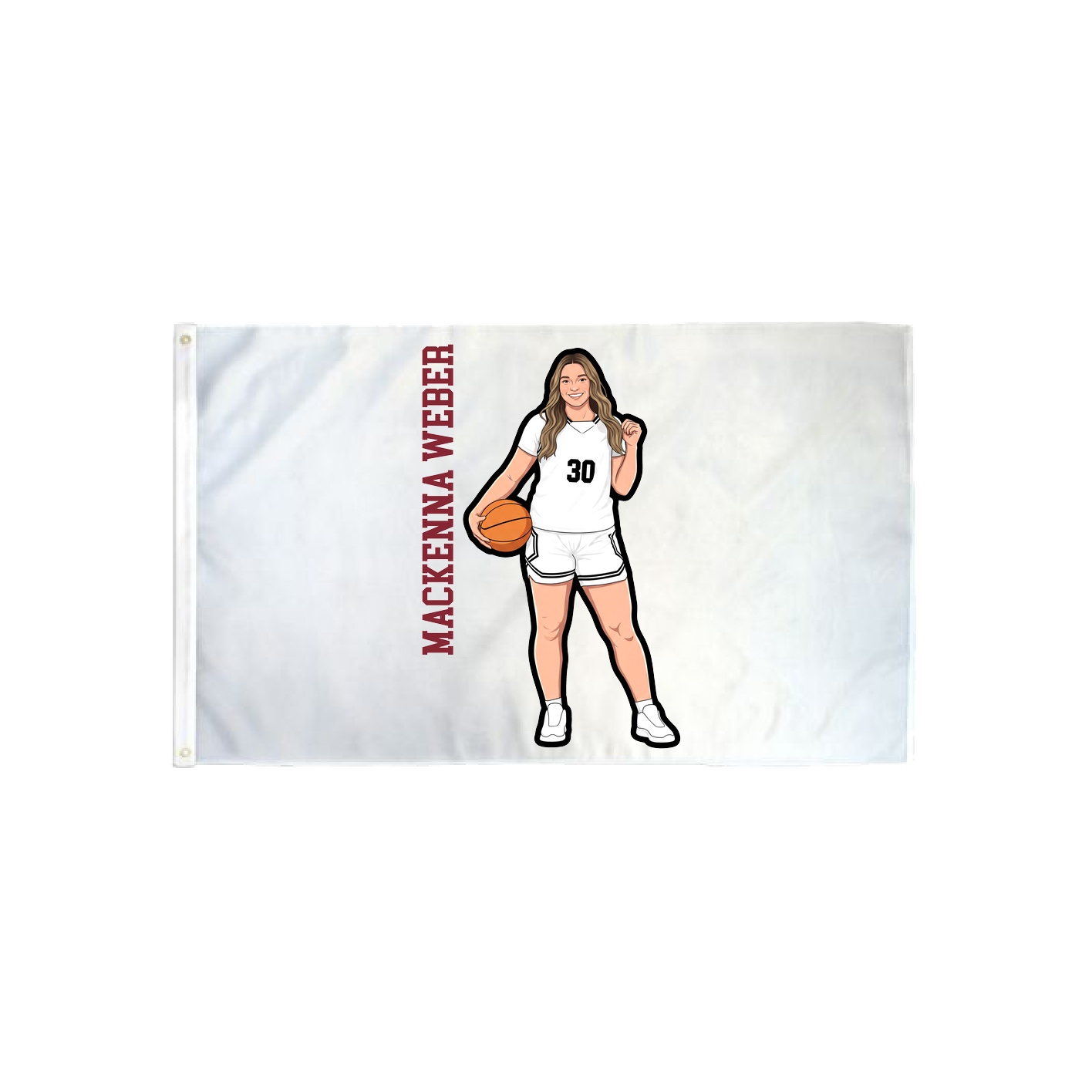 3x5 Flag — Name Vertical in Classic