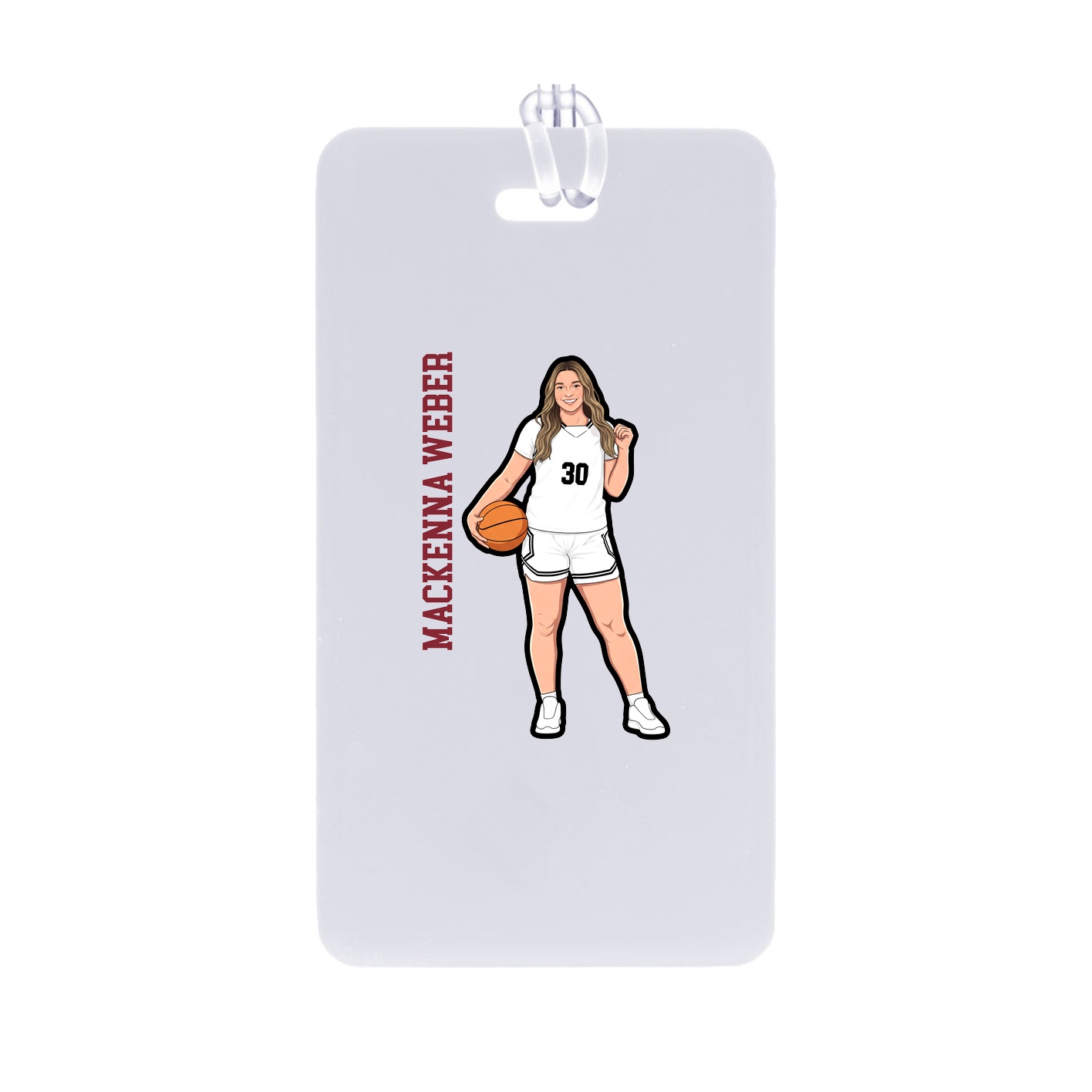 Bag Tag — Name Vertical in Classic