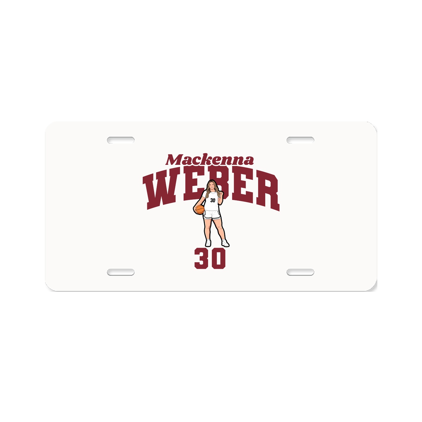 License Plate — Signature Arch in Classic