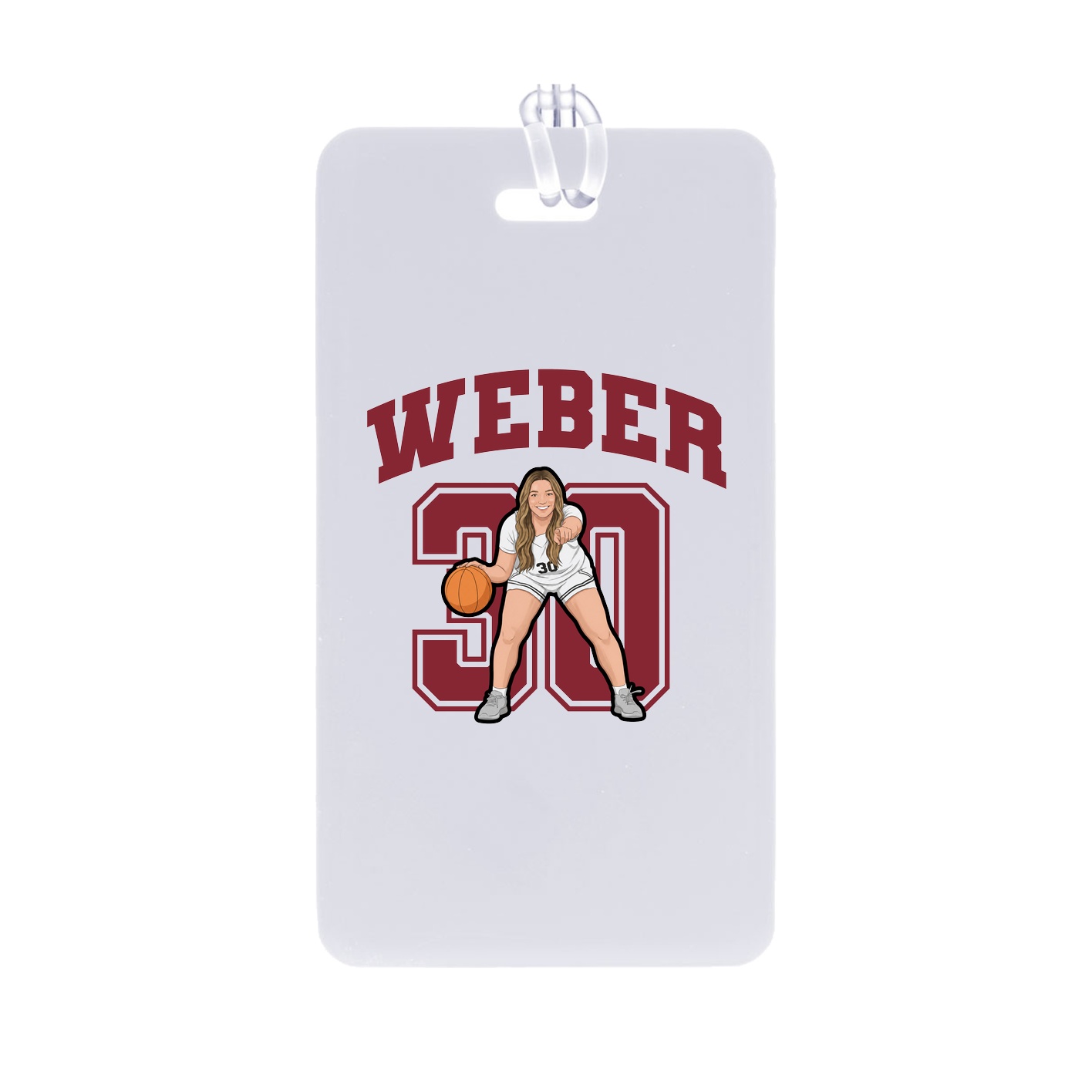 Bag Tag — Number in Classic
