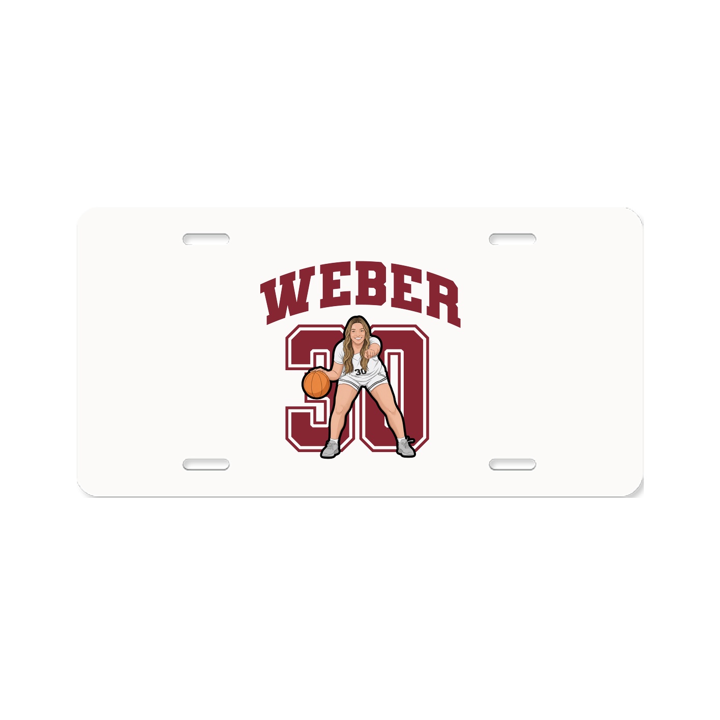License Plate — Number in Classic