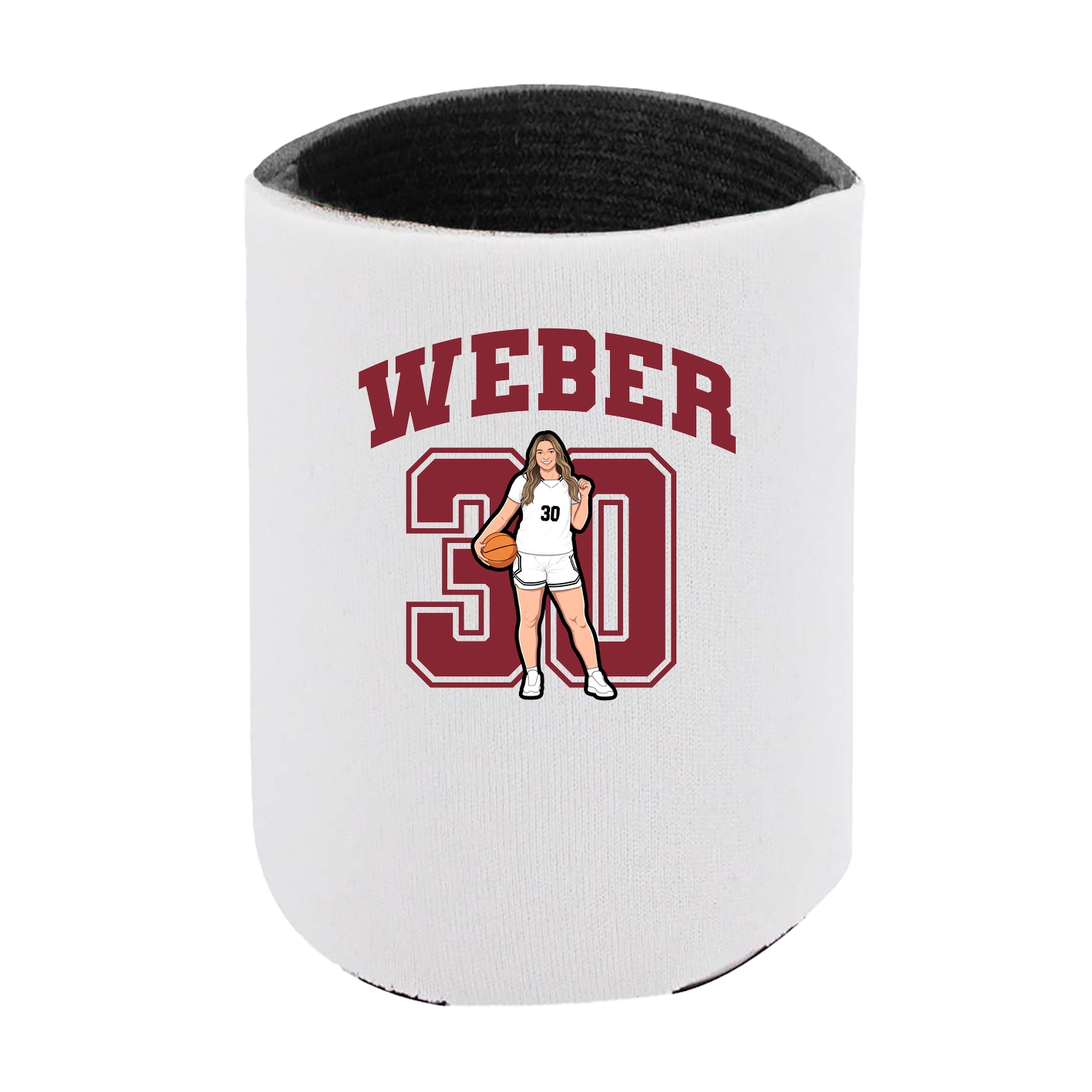 Can Holder — Number in White