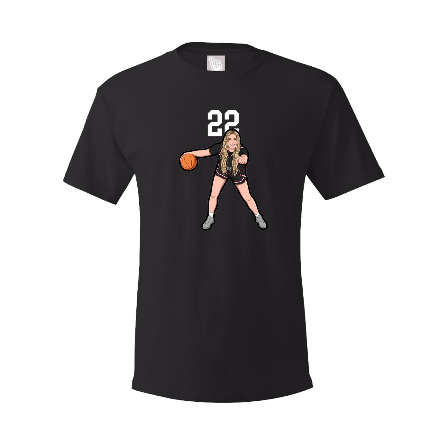 Tee — Number Top in Black