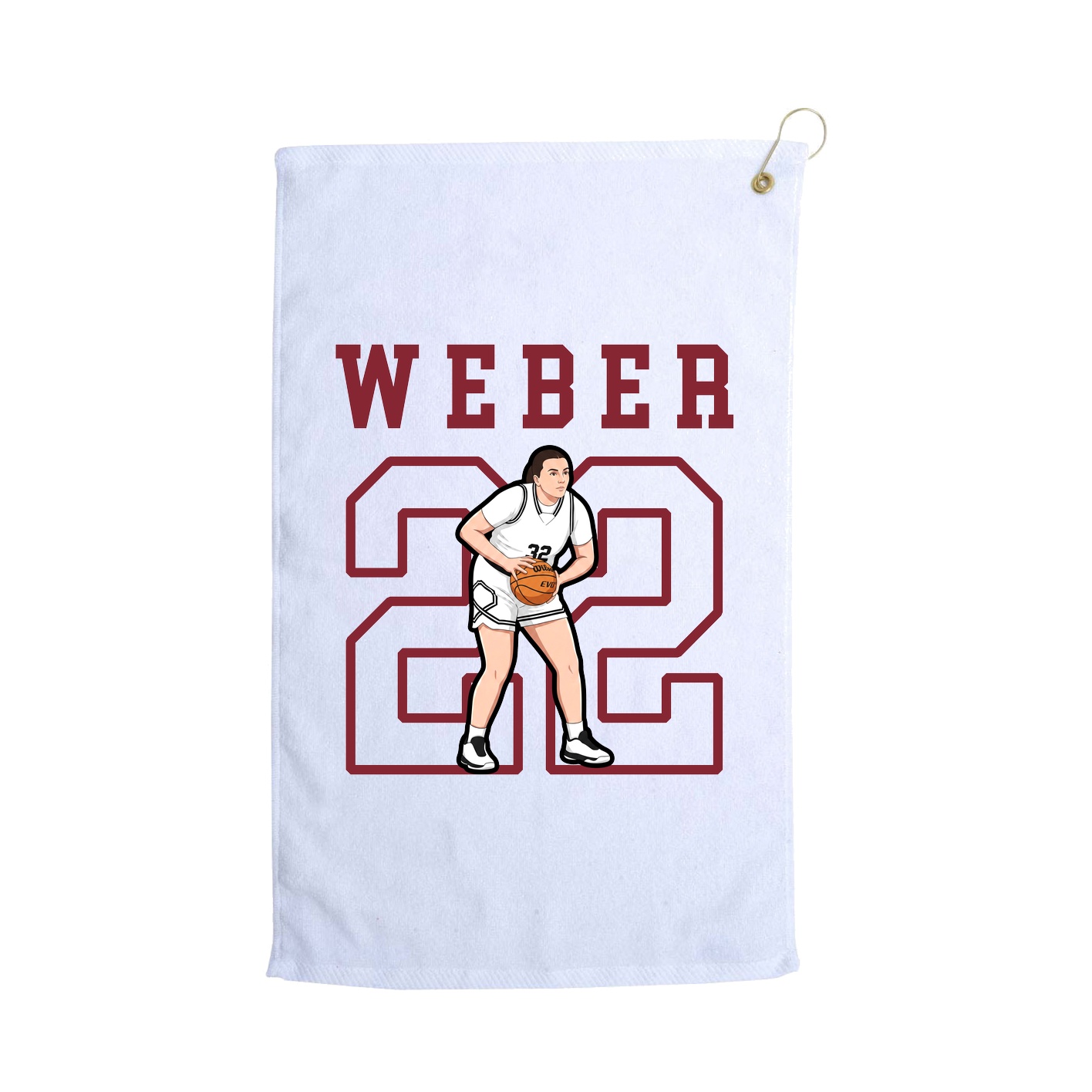 Golf Towel — Shirsey in White