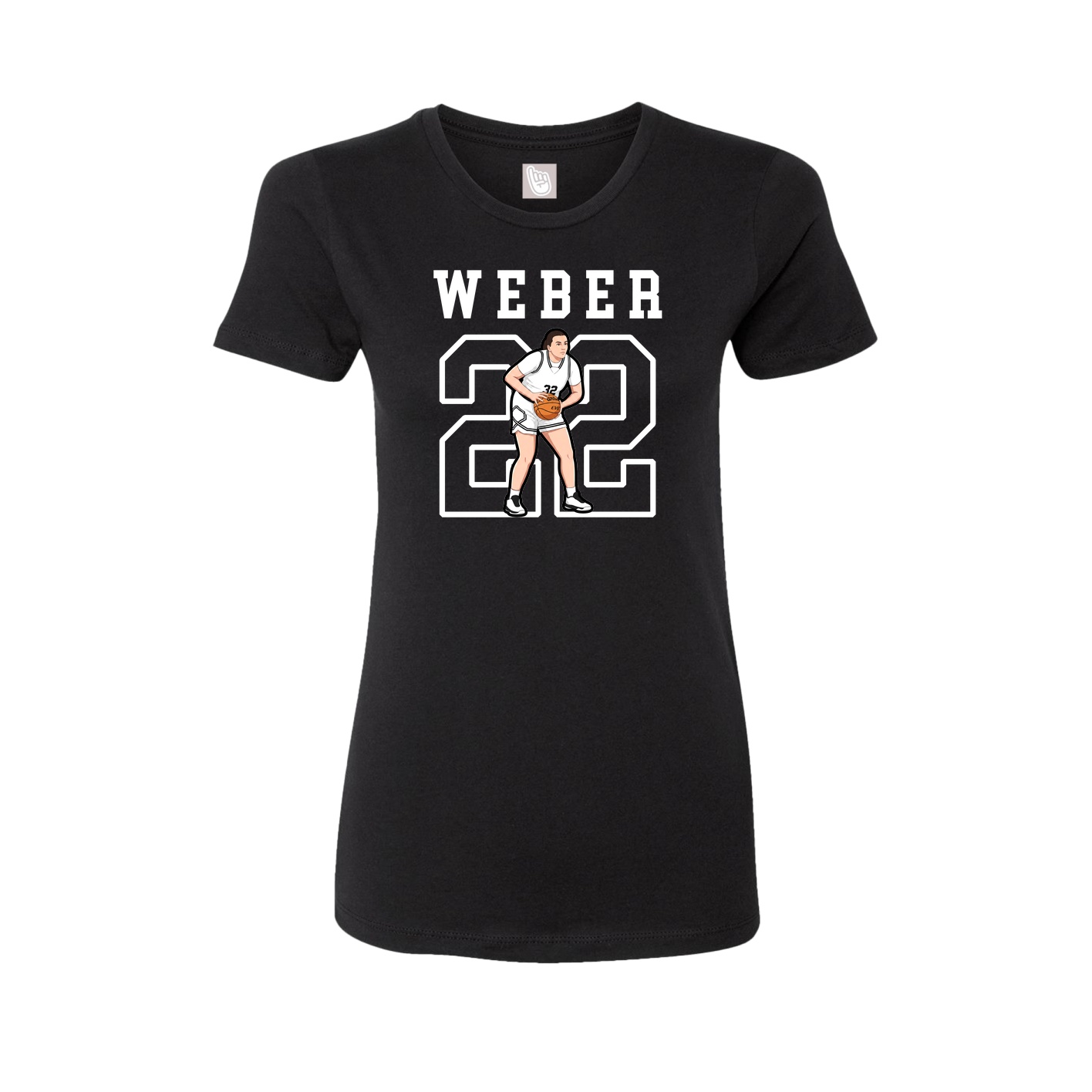 Fitted Women's Tee — Shirsey in Black