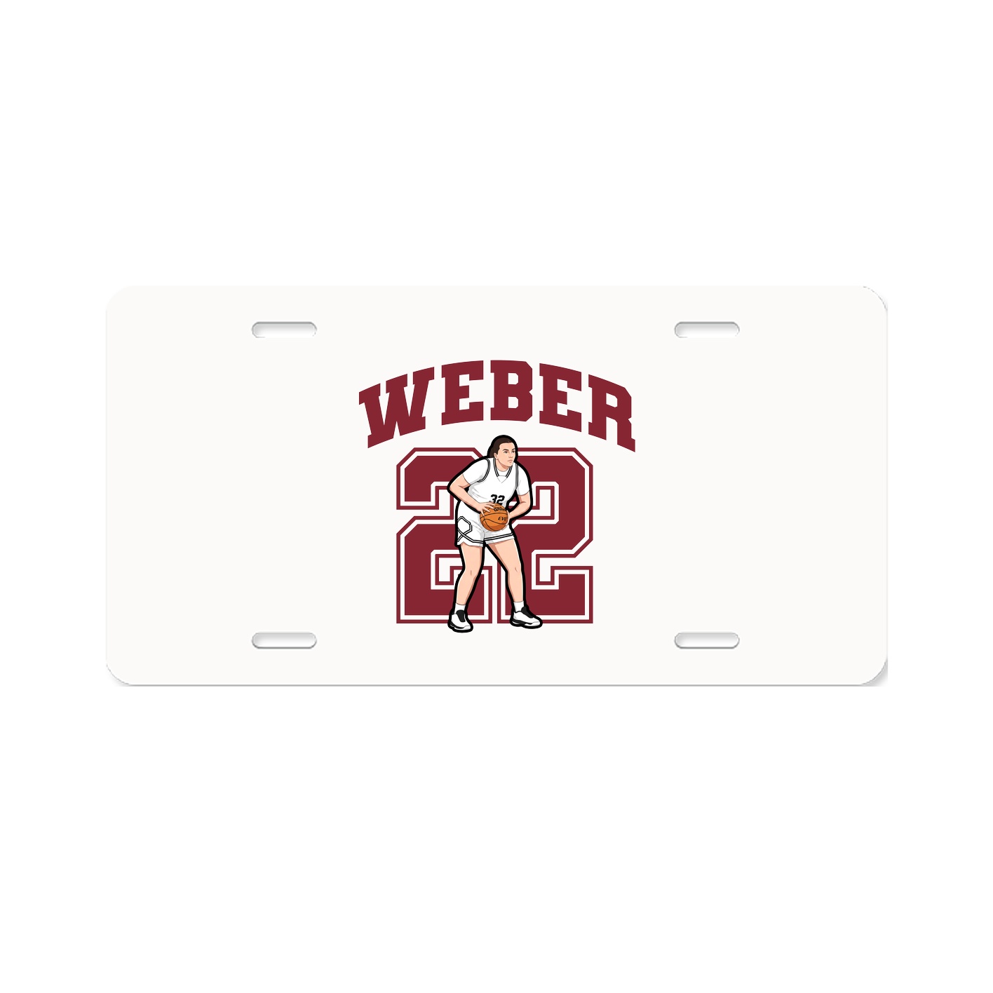 License Plate — Number in Classic