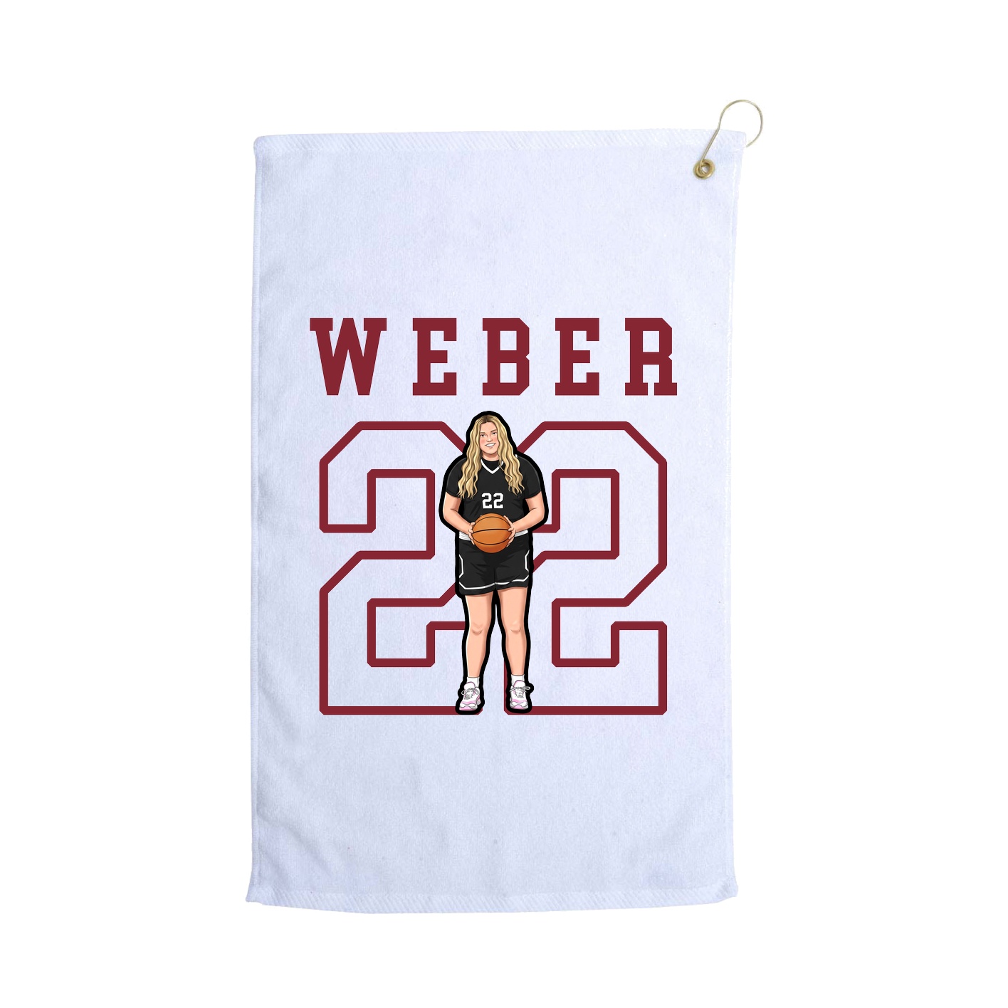 Golf Towel — Shirsey in White