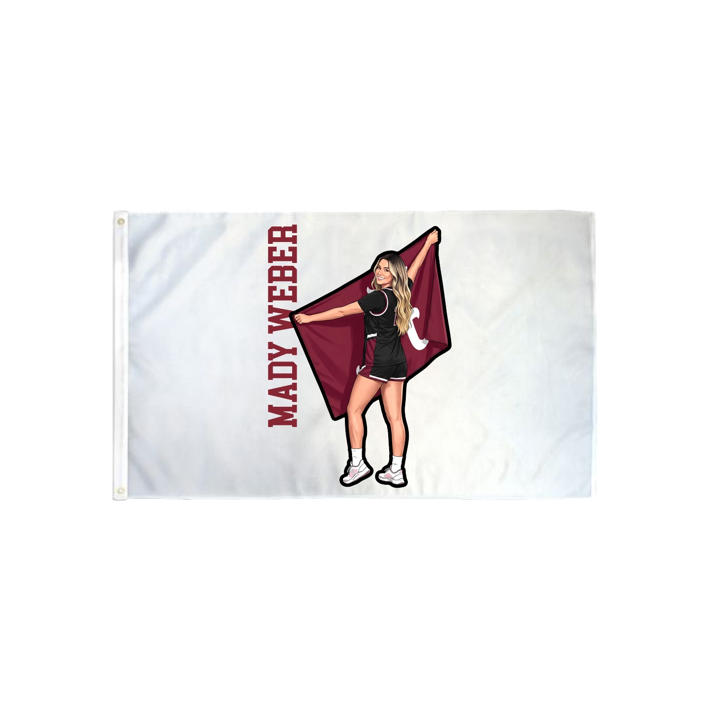3x5 Flag — Name Vertical in Classic