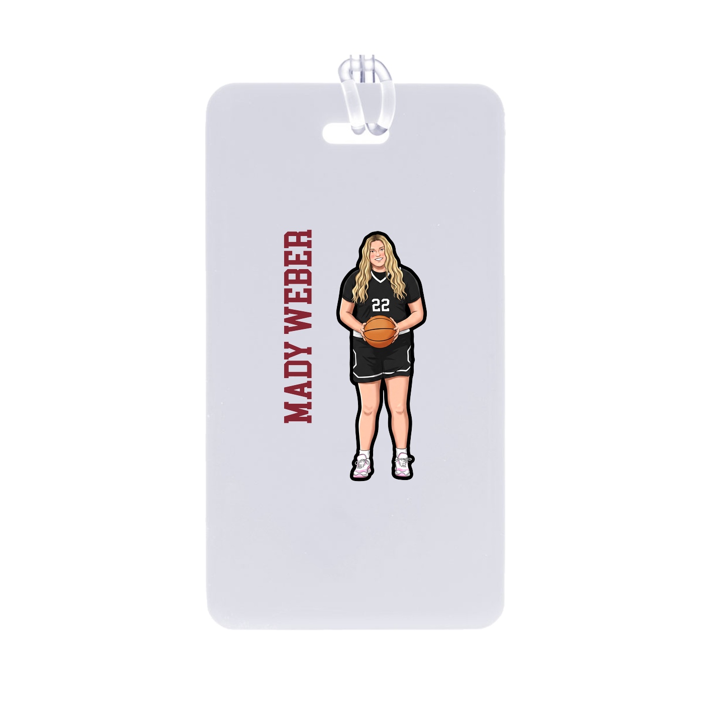 Bag Tag — Name Vertical in Classic