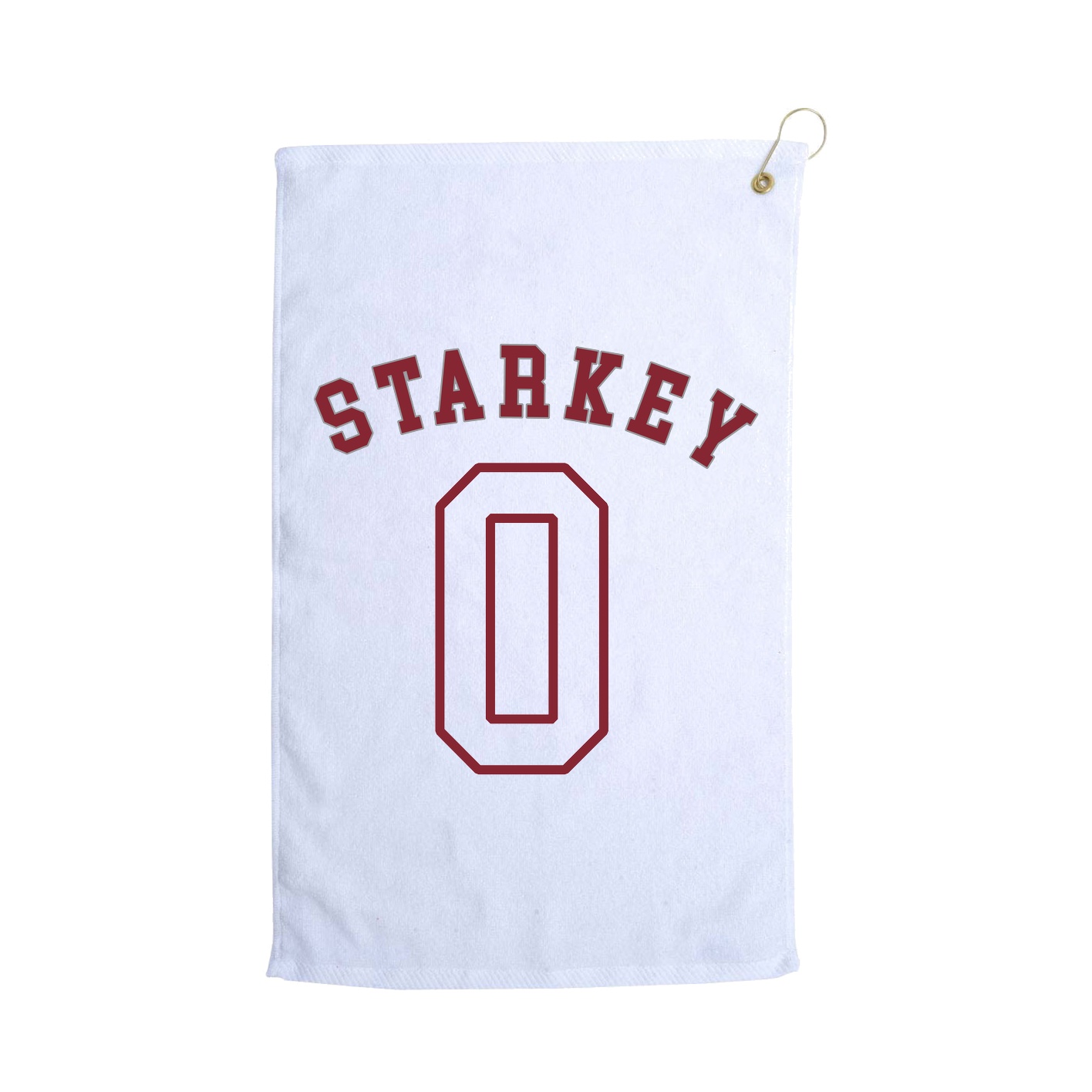 Golf Towel — Shirsey Arch in White